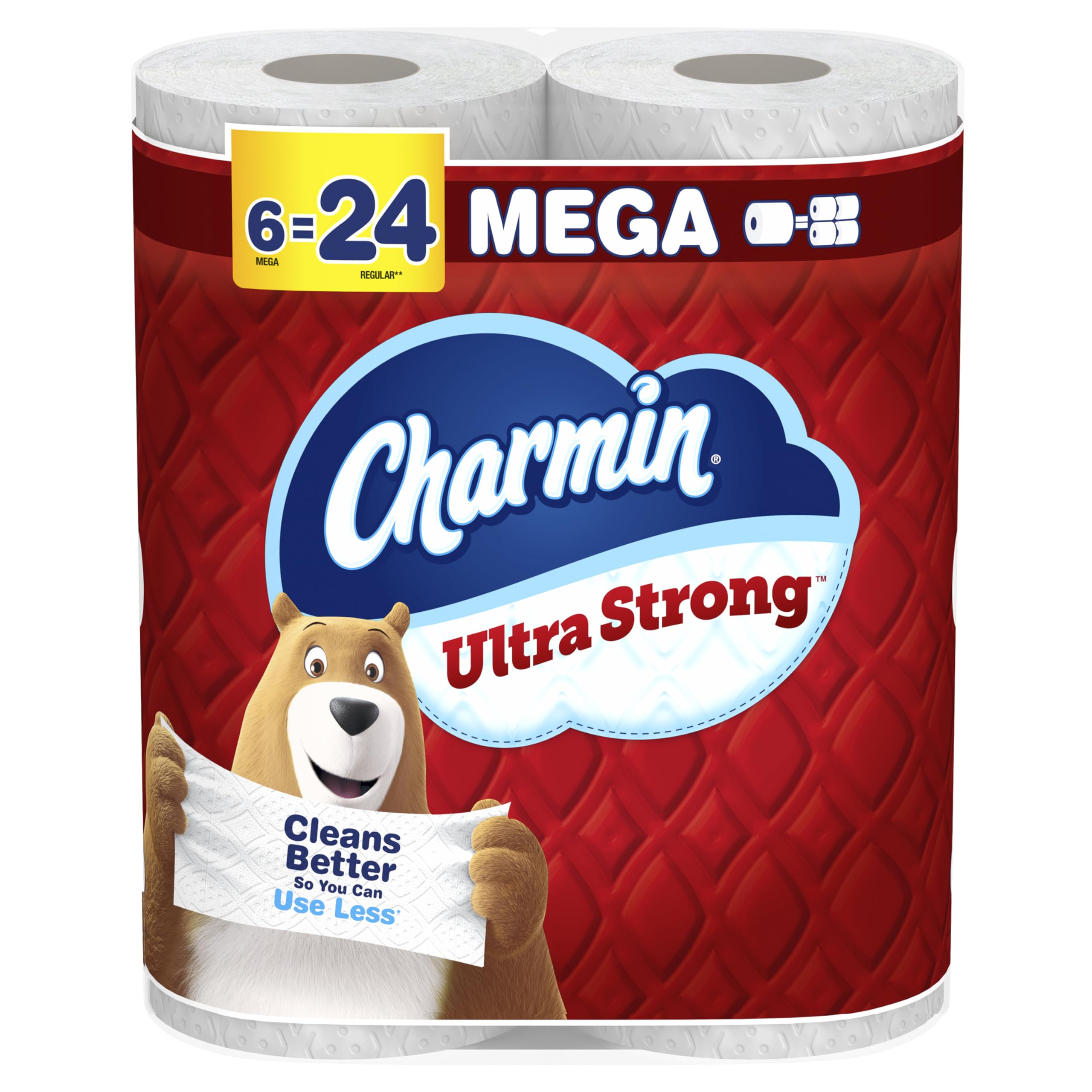Charmin Ultra Strong Toilet Paper 6 Mega Rolls