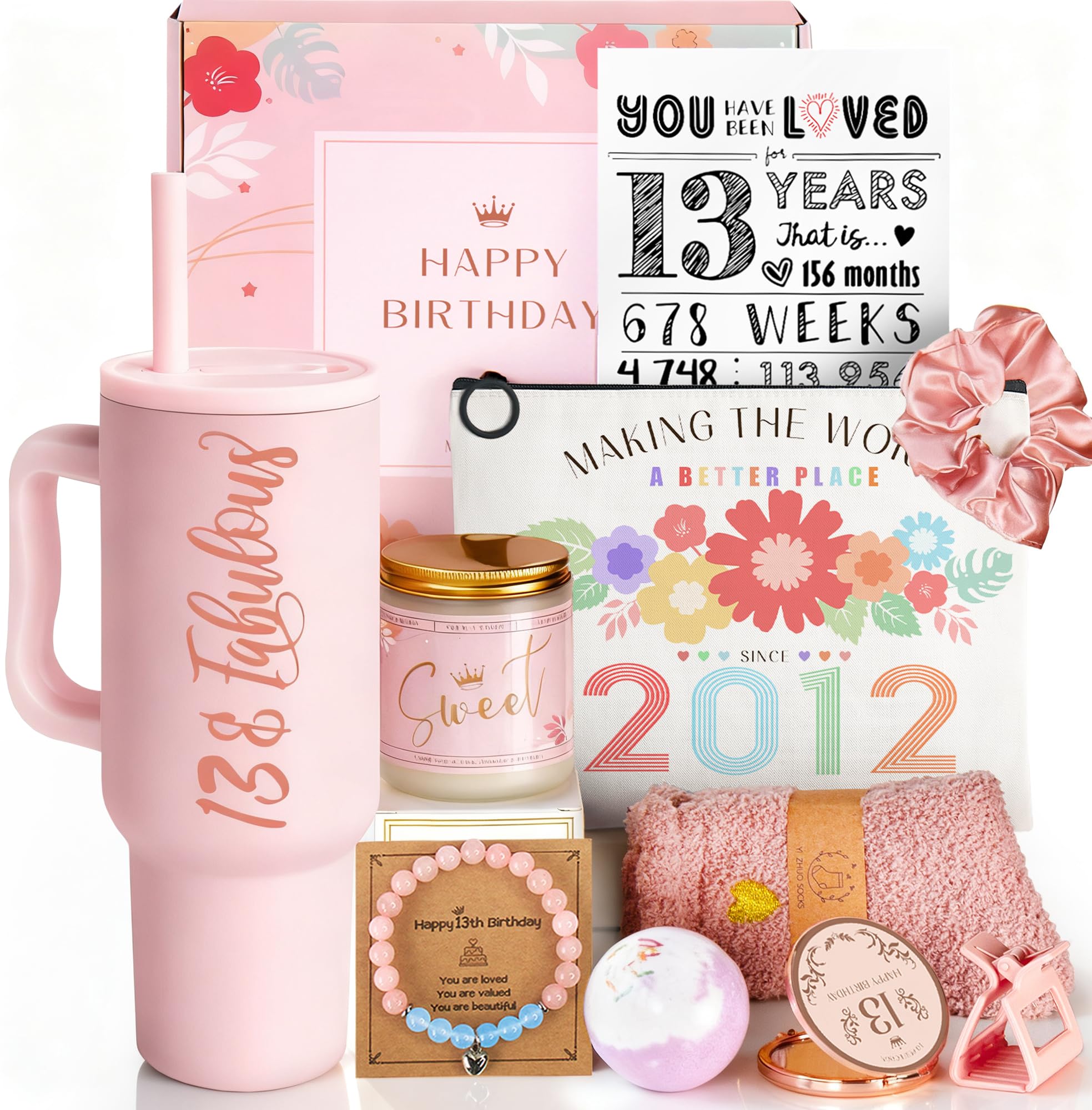 Mirasphere 13th Birthday Gifts Girls 11 Piece Set