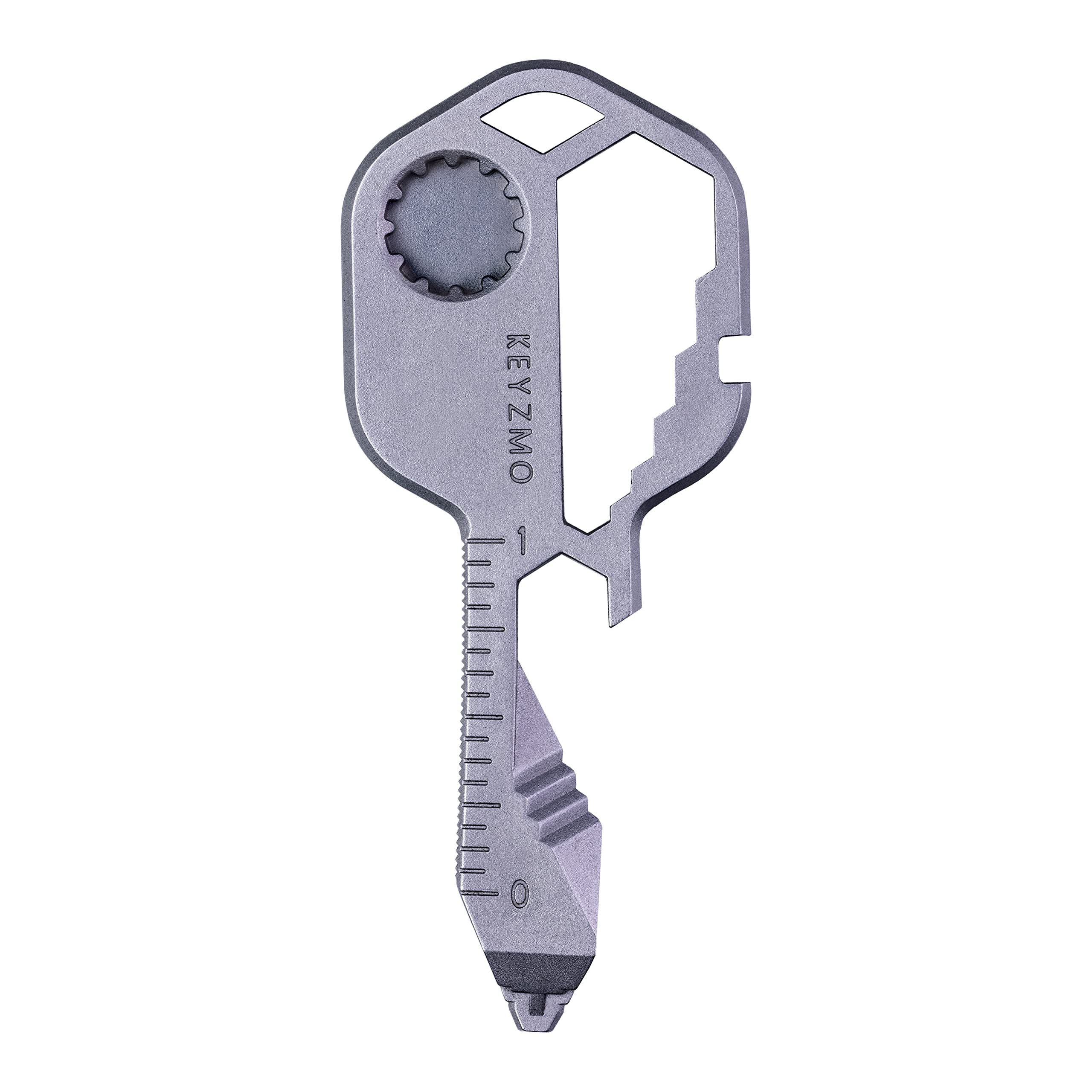 Keyzmo Key Shaped MultiTool Stainless 16-in-1