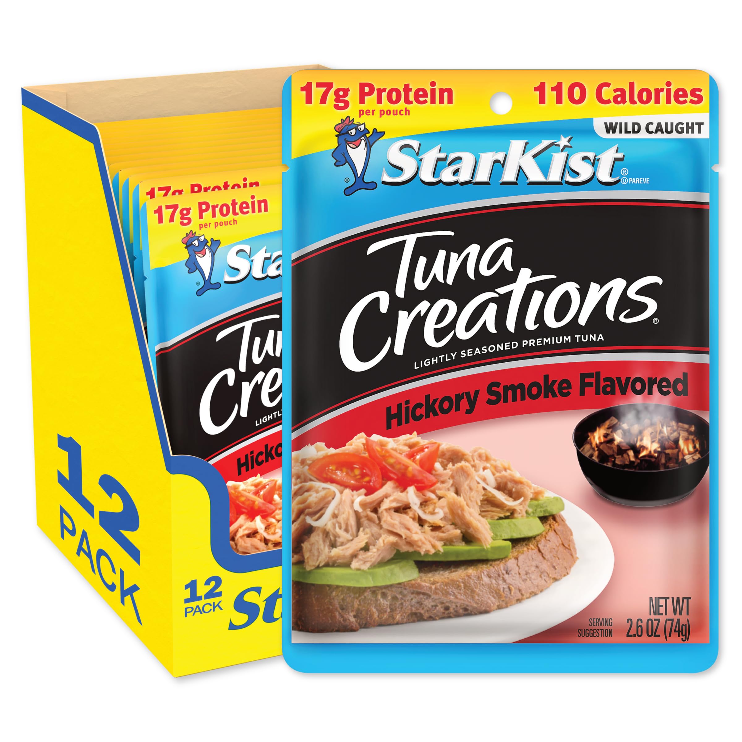 StarKist Hickory Smoked Tuna Pouches 2.6oz 12-Pack