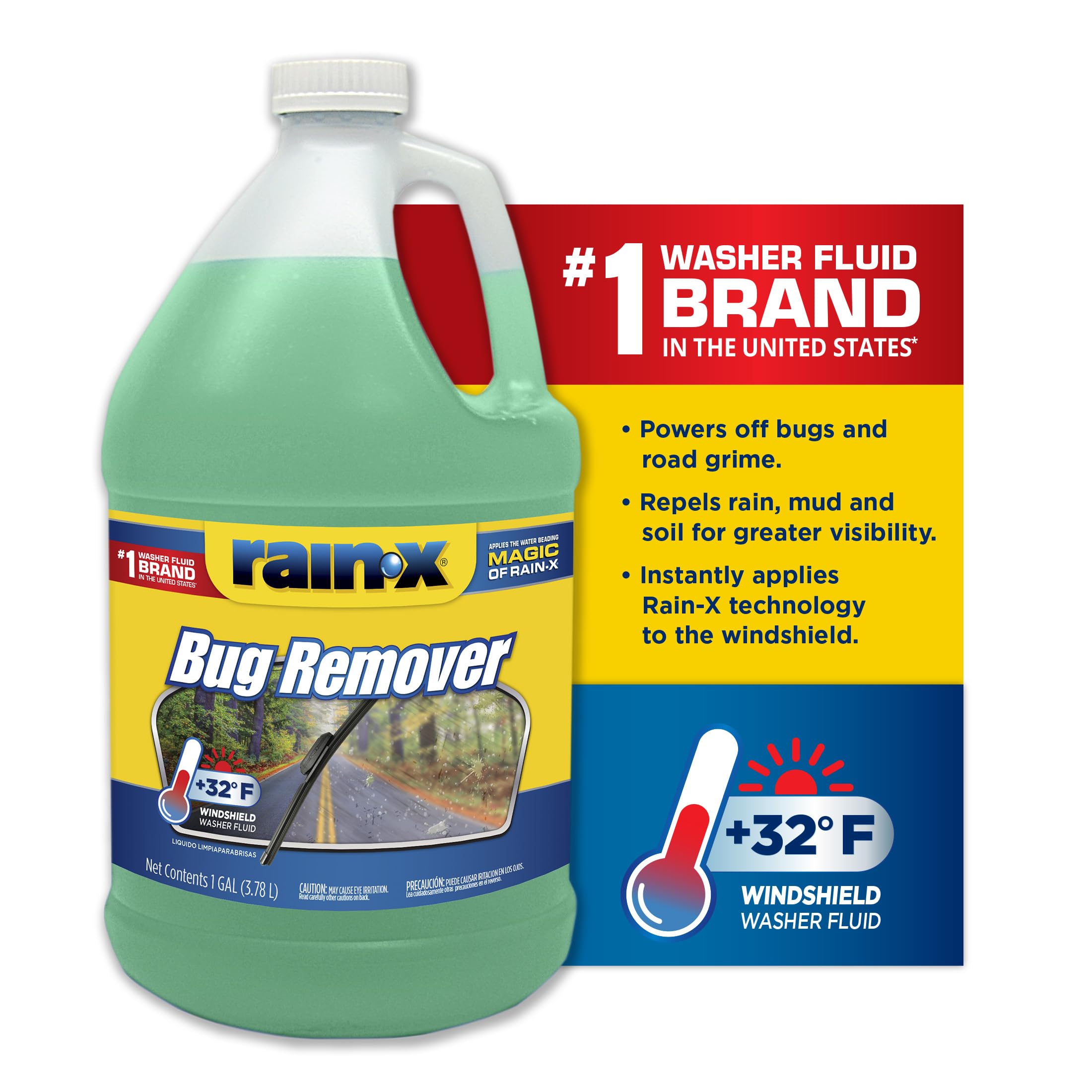 Rain-X Bug Remover Windshield Washer Fluid