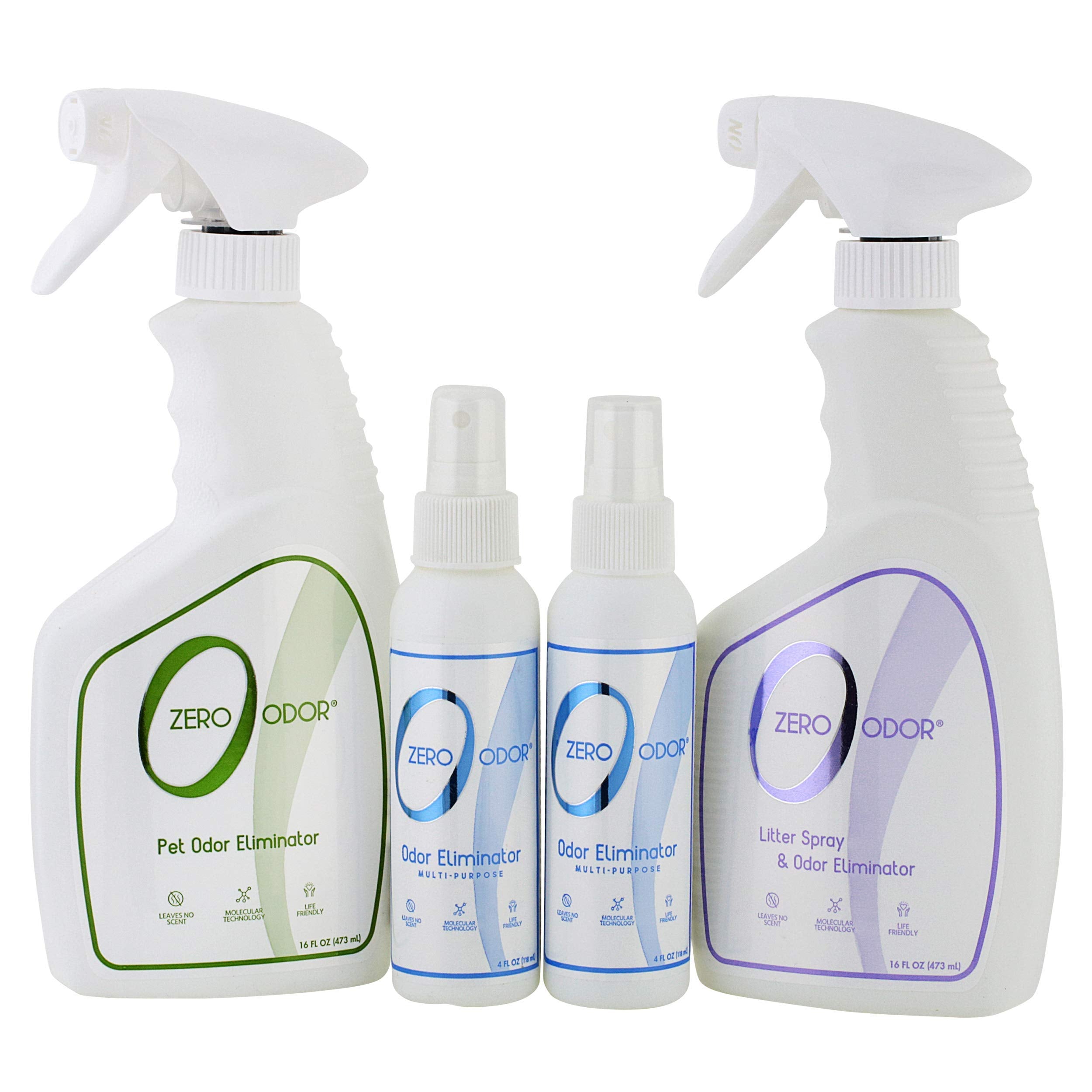 Zero Odor Lovers Kit Cats Odor Remover 7-Pack