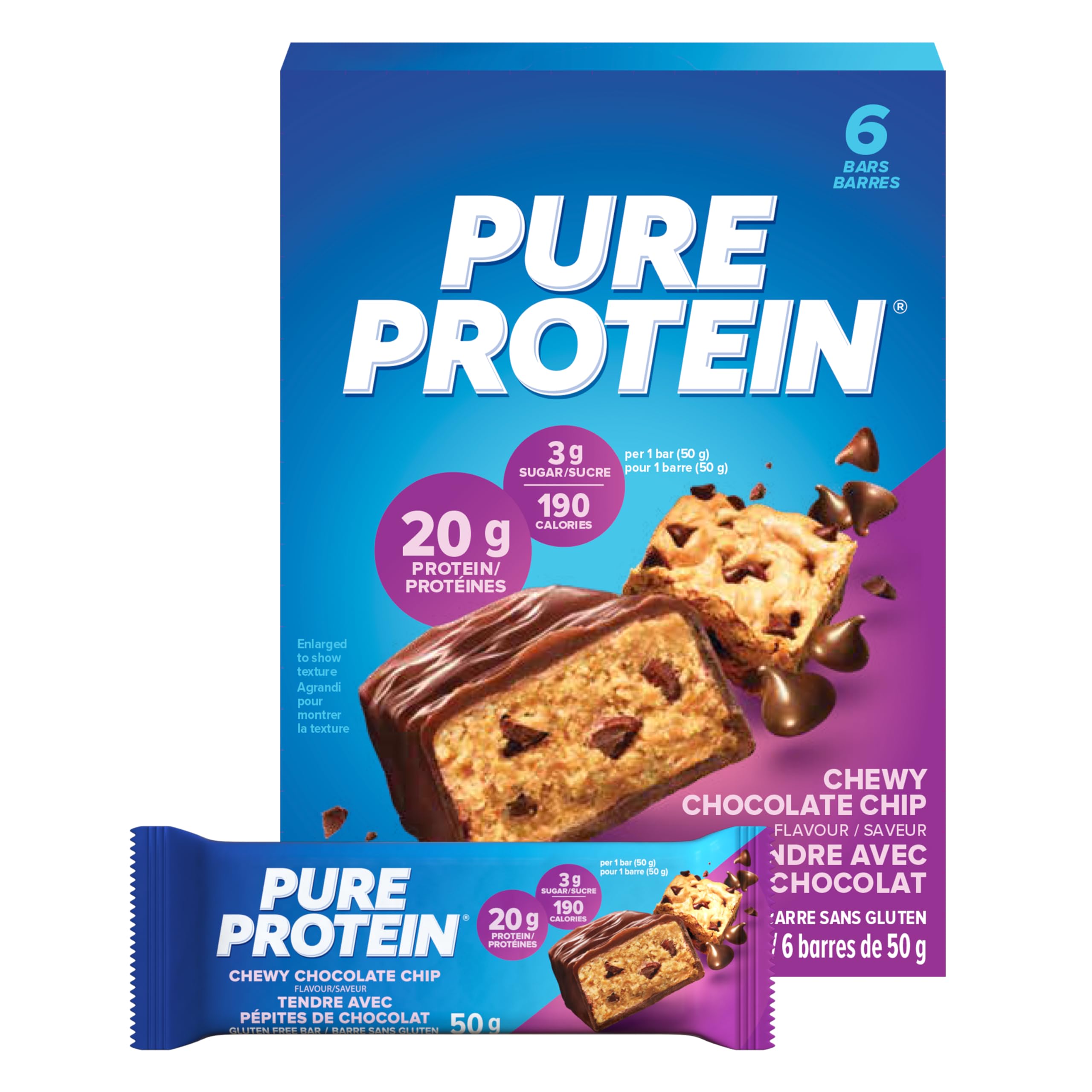 pure protein chewy chocolate chip