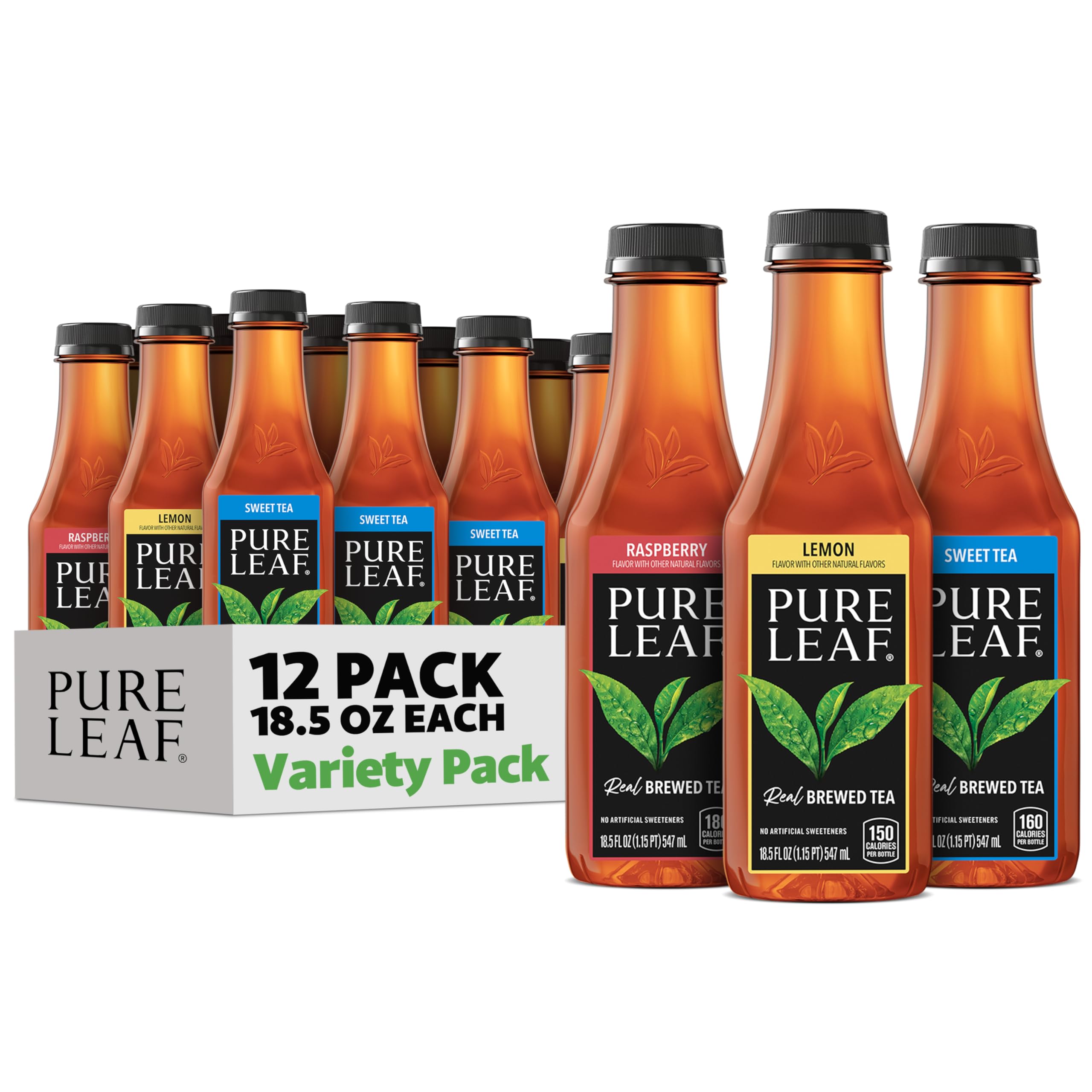 Pure Leaf Sweetened Iced Tea Variety 18.5oz 12-Pack
