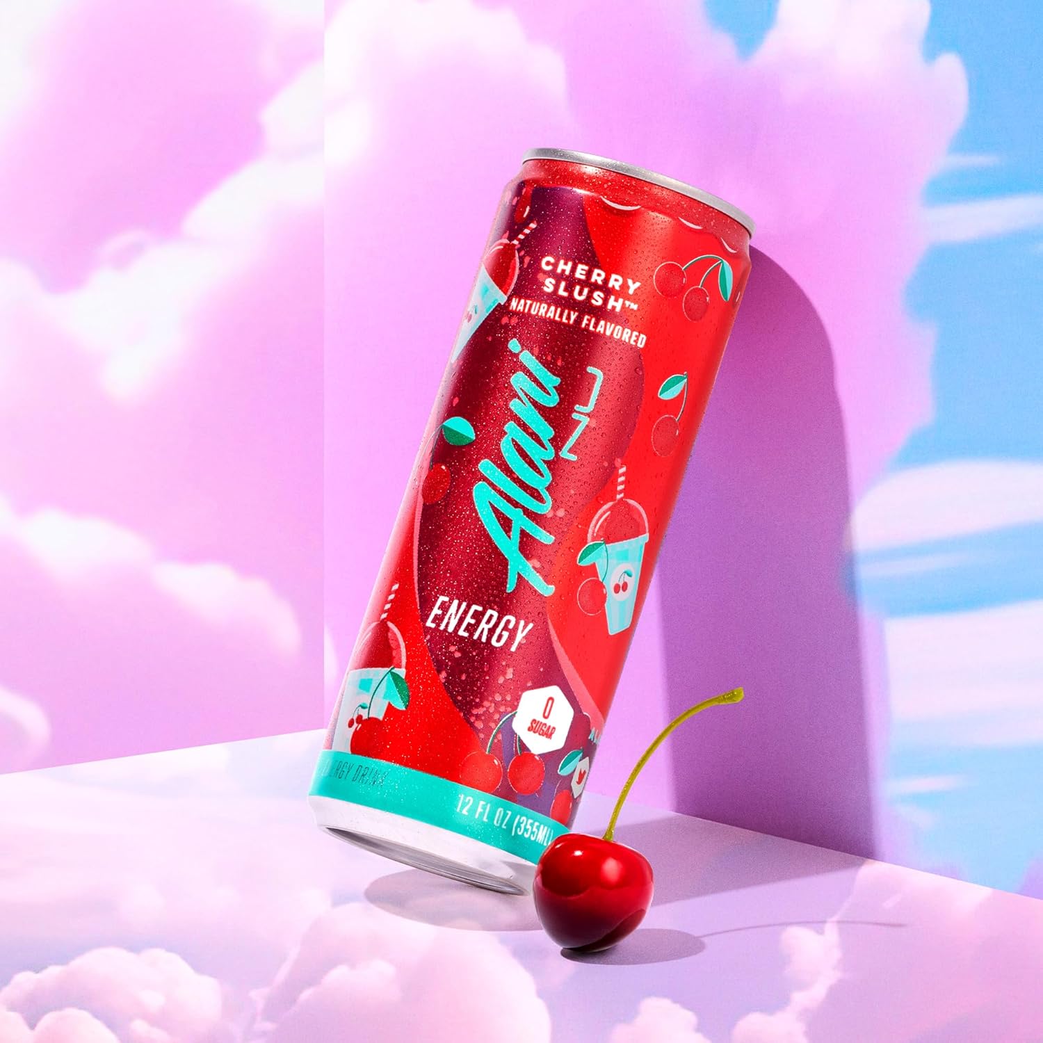 EC$ 7.99 Alani Nu CHERRY SLUSH Ice Sugar Free, Low Calorie Energy Drinks | 200mg Caffeine | Antioxidants | Biotin, B Vitamins | Zero Sugar, 12oz
