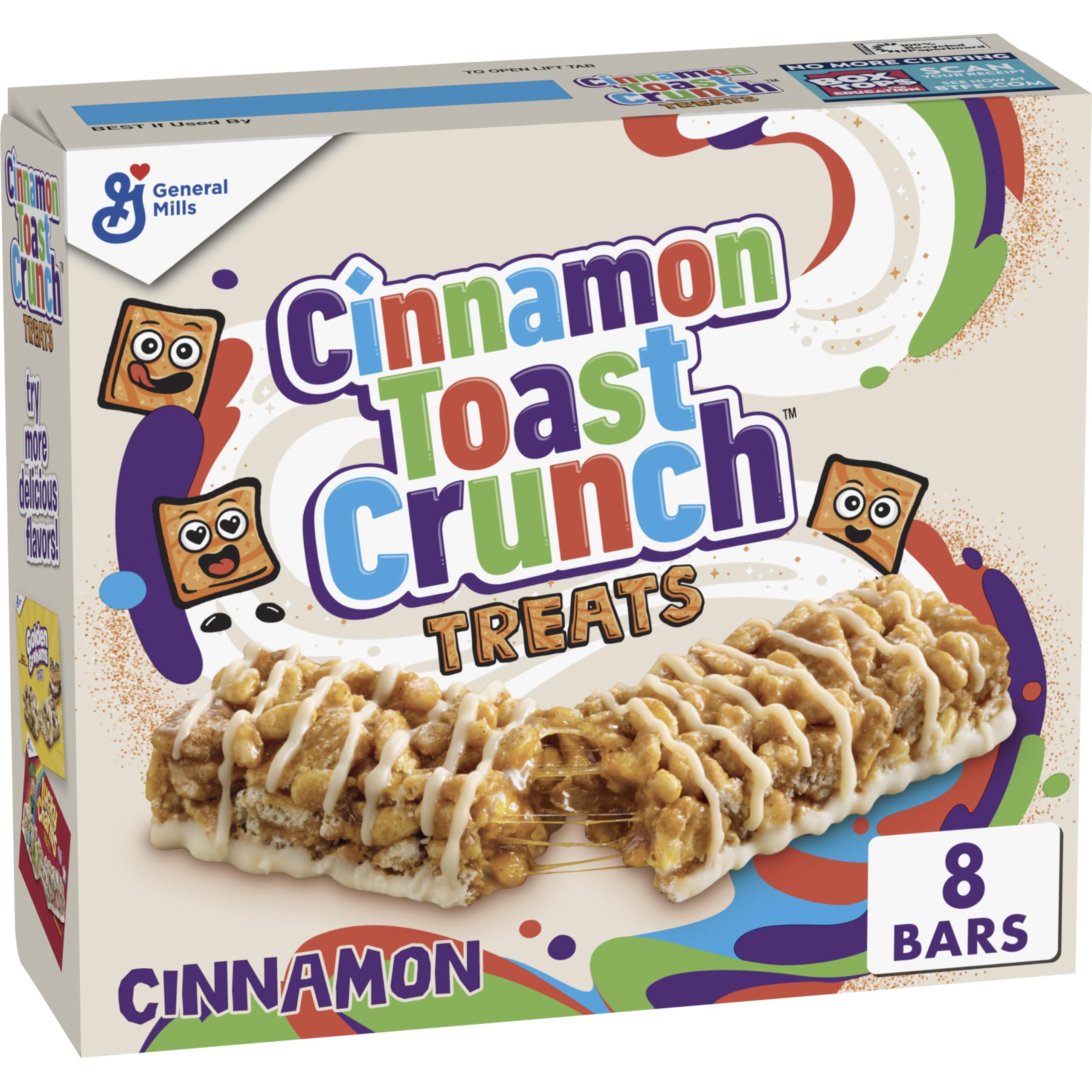 Cinnamon Toast Crunch Cereal Bars 8 Count