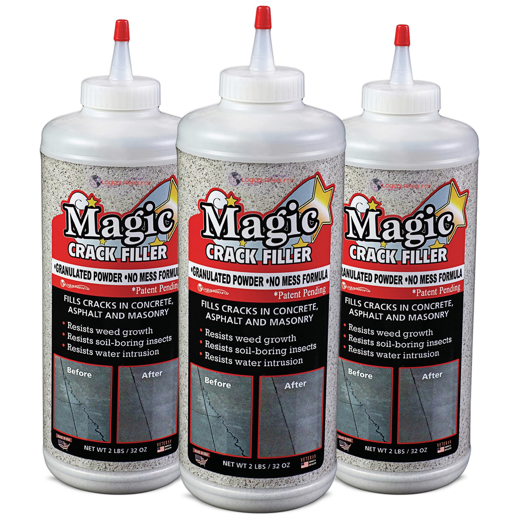 Magic Crack Filler Concrete Gray 2.5lb