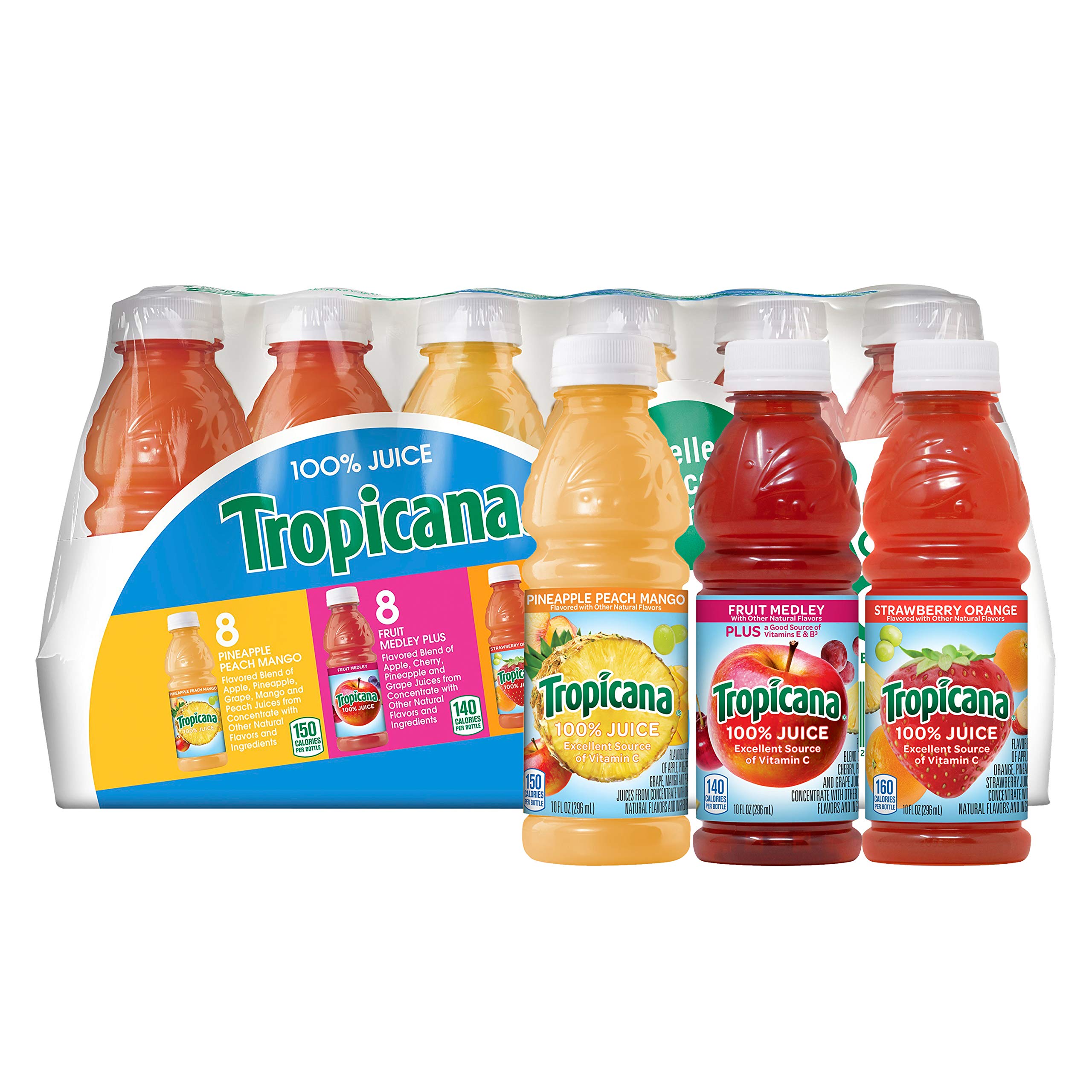 Tropicana Fruit Blend Variety 10oz 24 Bottles
