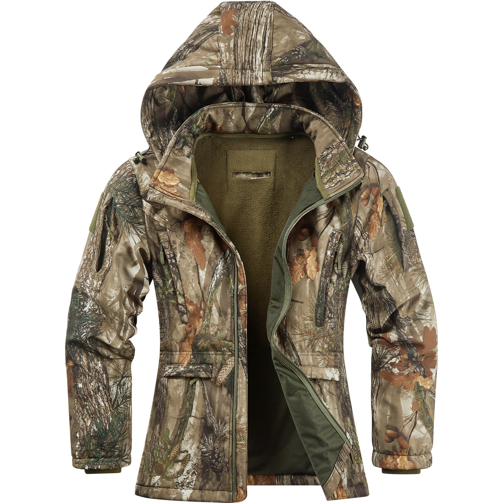 NEW VIEW Womens Camo Hunting Jacket NV Leaf Large