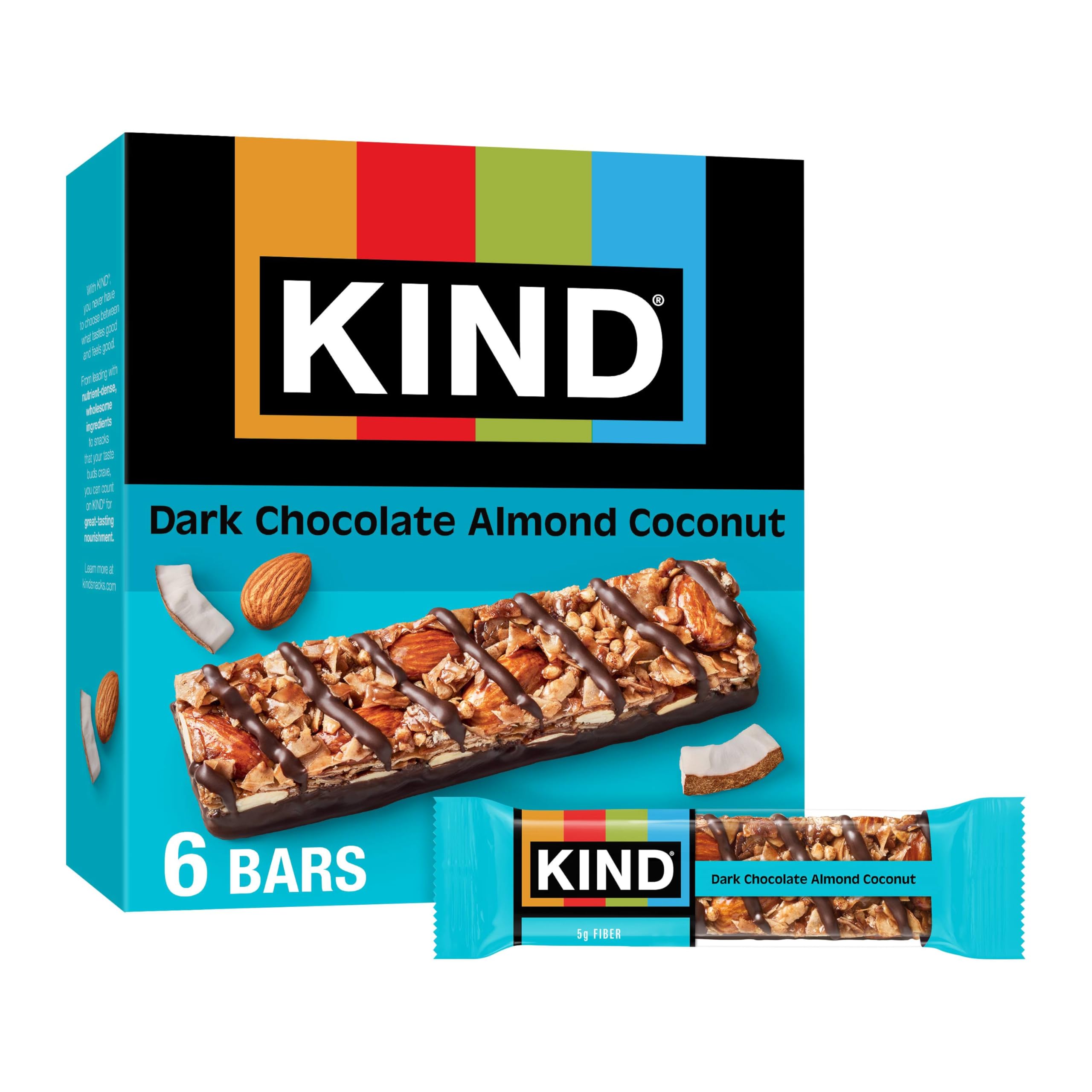 KIND Dark Chocolate Almond Coconut Bars 6-Count