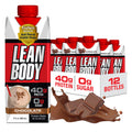 Labrada Lean Body Ready-to-Drink Chocolate Protein Shake, 40g Protein, Whey Blend, 0 Sugar, Gluten Free, 22 Vitamins & Minerals, LABRADA, 17 Fl Oz