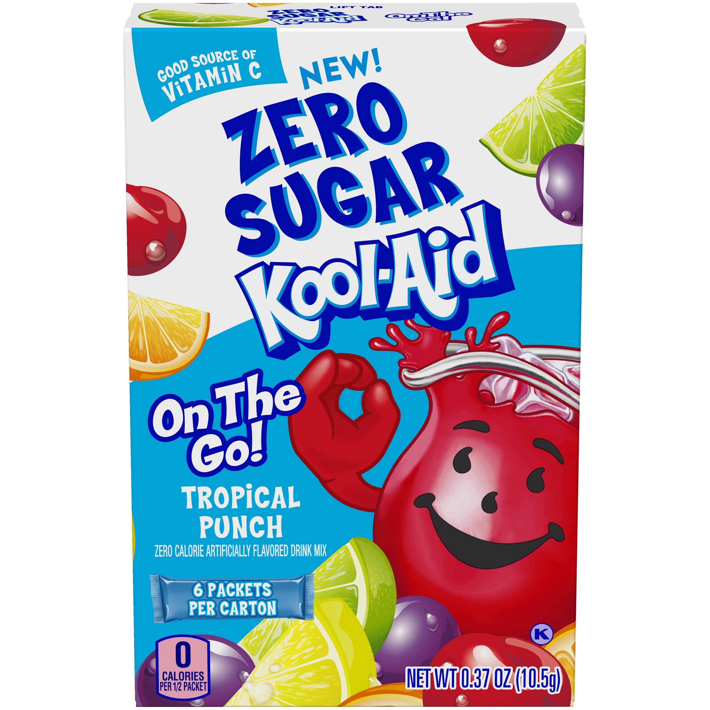 Kool-Aid Tropical Punch Sugar Free On-The-Go 6 Pack