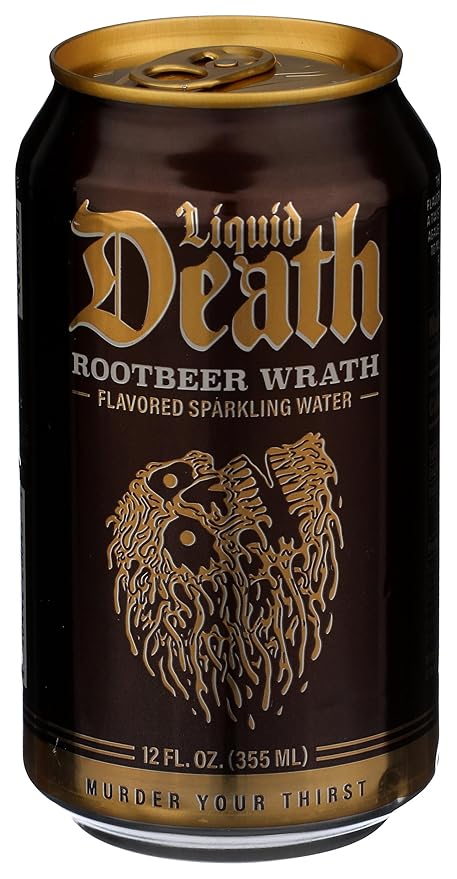Liquid Death Rootbeer Wrath Sparkling Water, 12 FZ