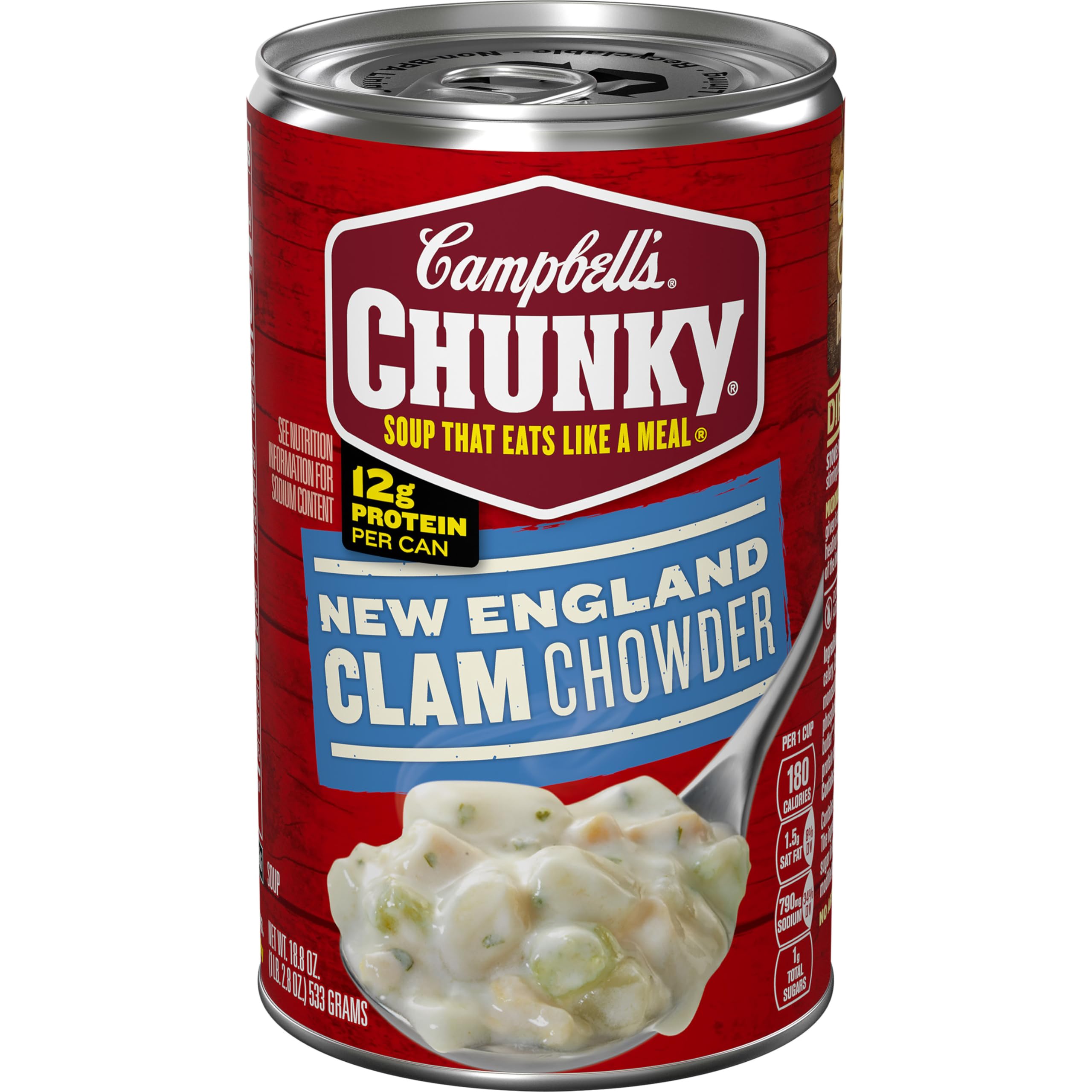 Campbell's Chunky New England Clam Chowder 18.8oz