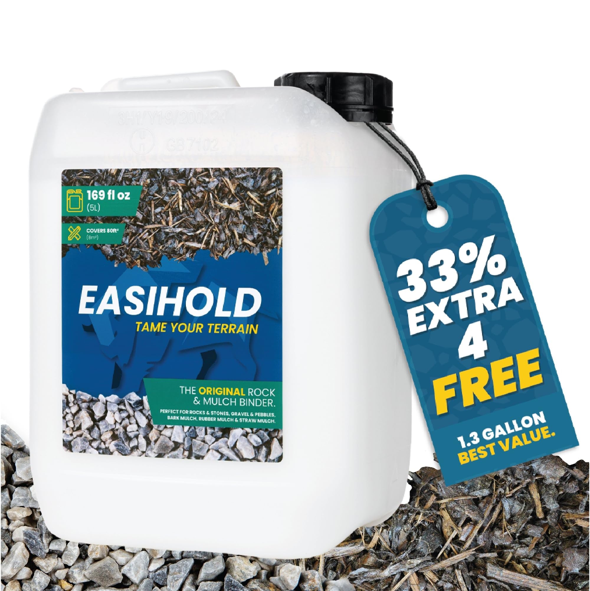 Easihold Rock Glue Gravel Binder 1.3 Gallon
