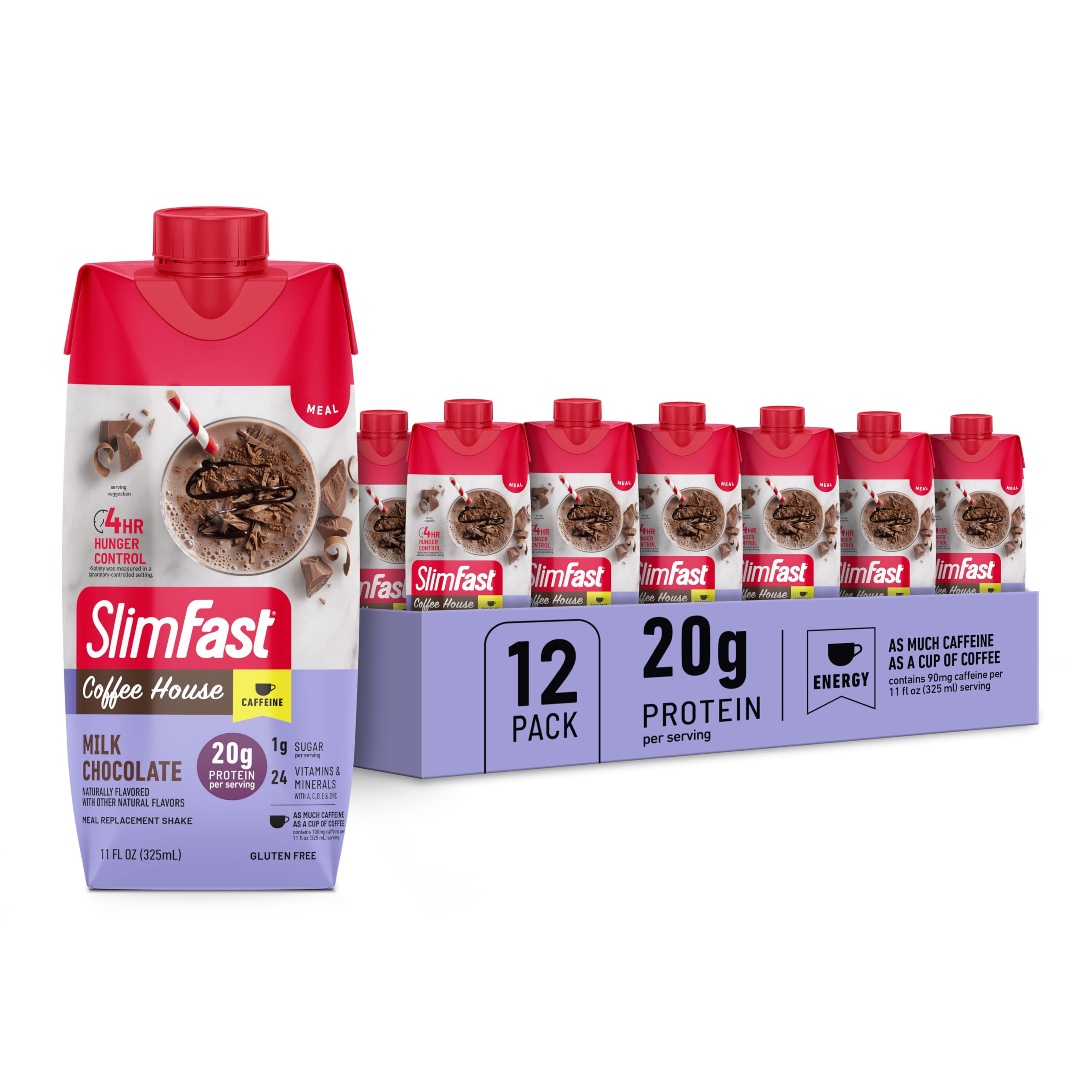 SlimFast Milk Chocolate Protein Shake 12 Pack