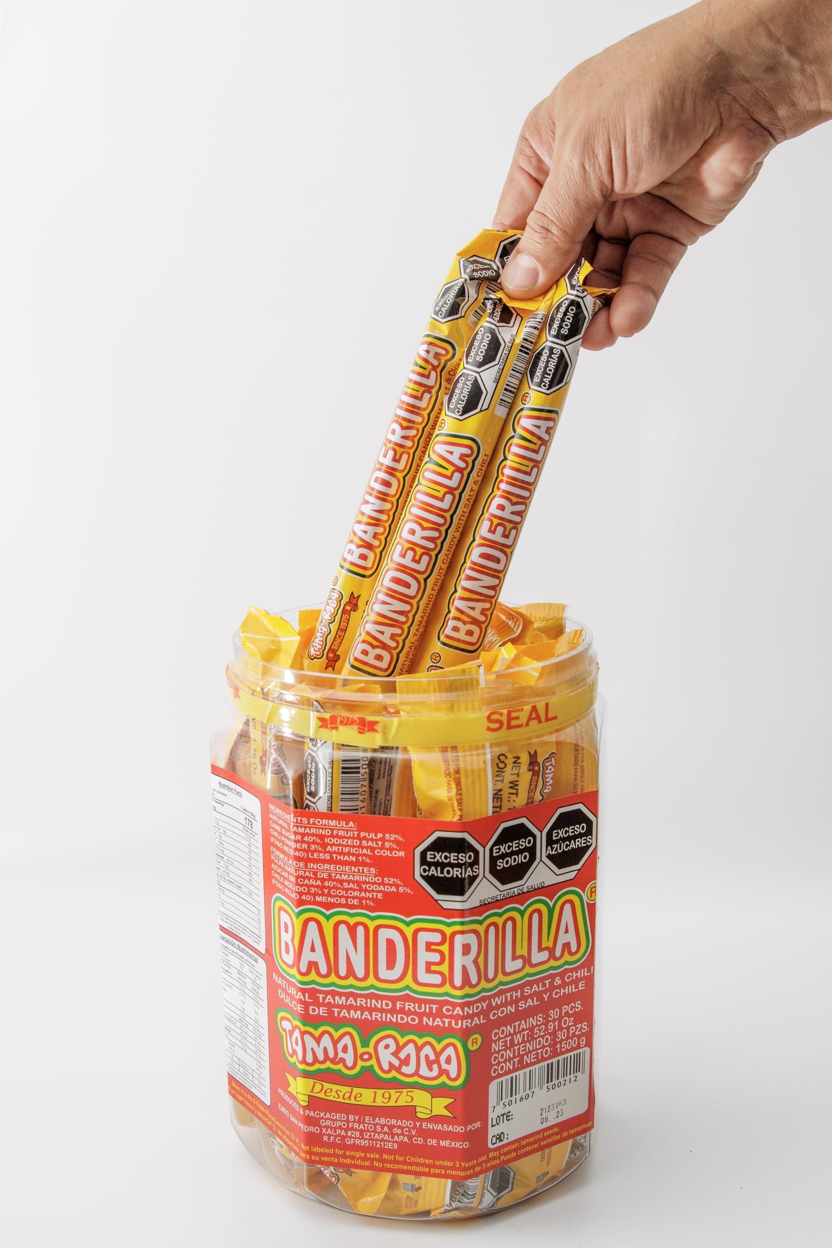 Banderilla Tama-roca Spicy Sticks 1.4oz 30 Count