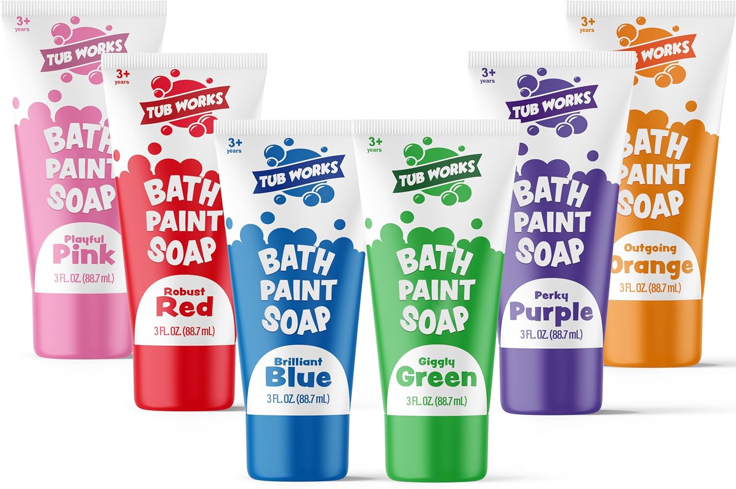 tub works 3+ bath paint soap