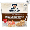 Quaker Instant Oatmeal, Maple Brown Sugar