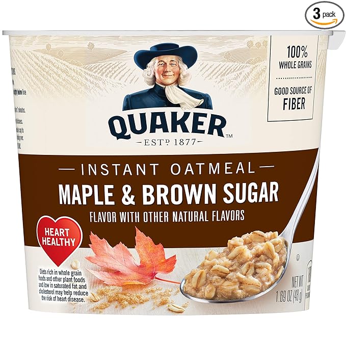 Quaker Instant Oatmeal, Maple Brown Sugar
