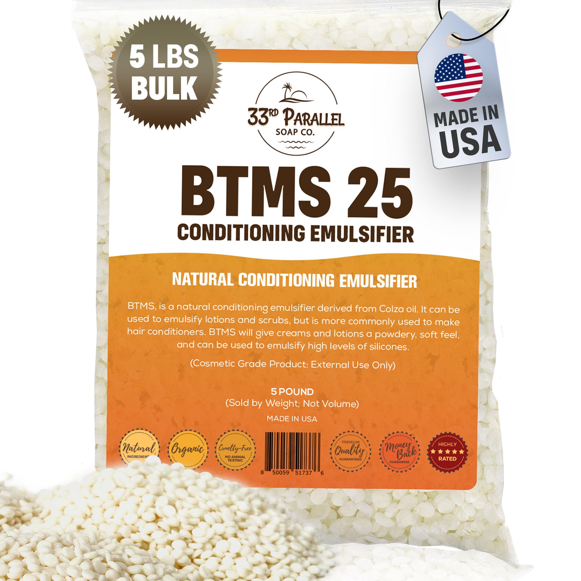 33RD PARALLEL BTMS 25 Conditioning Emulsifier 5lb