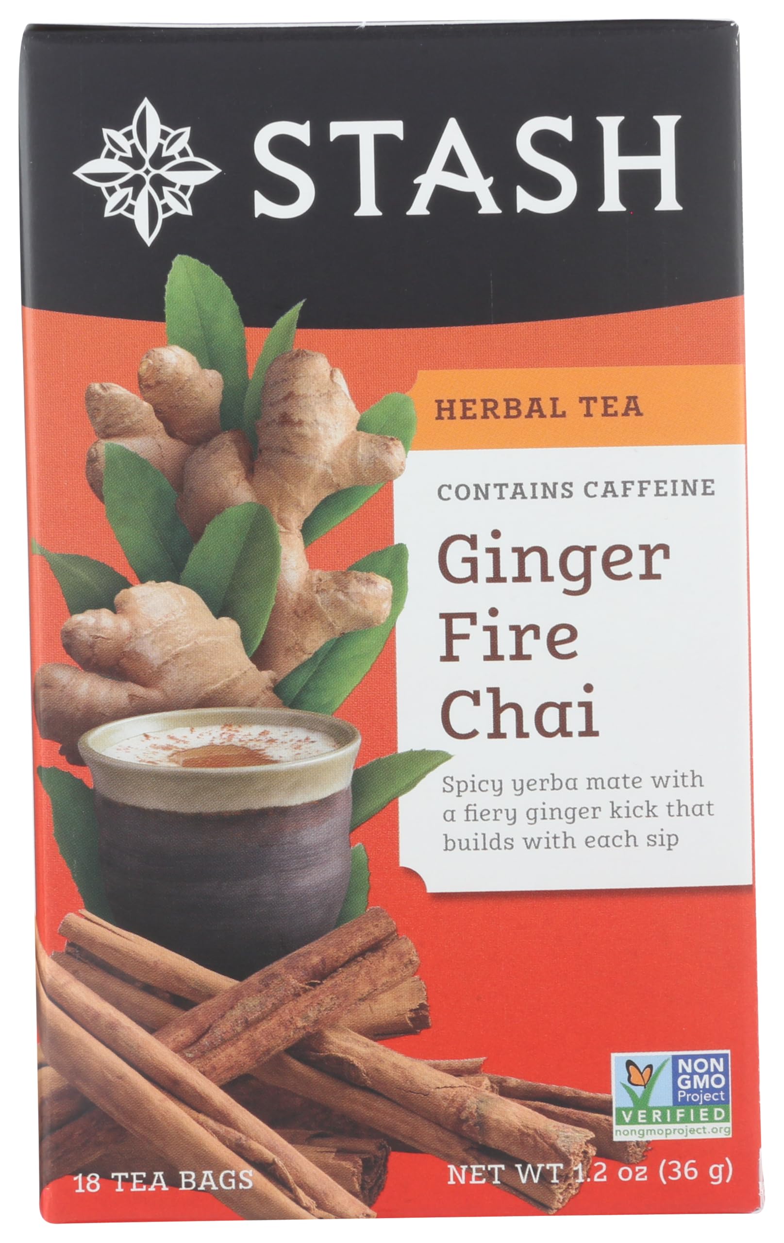 Stash Tea Ginger Fire Chai, 18 ct