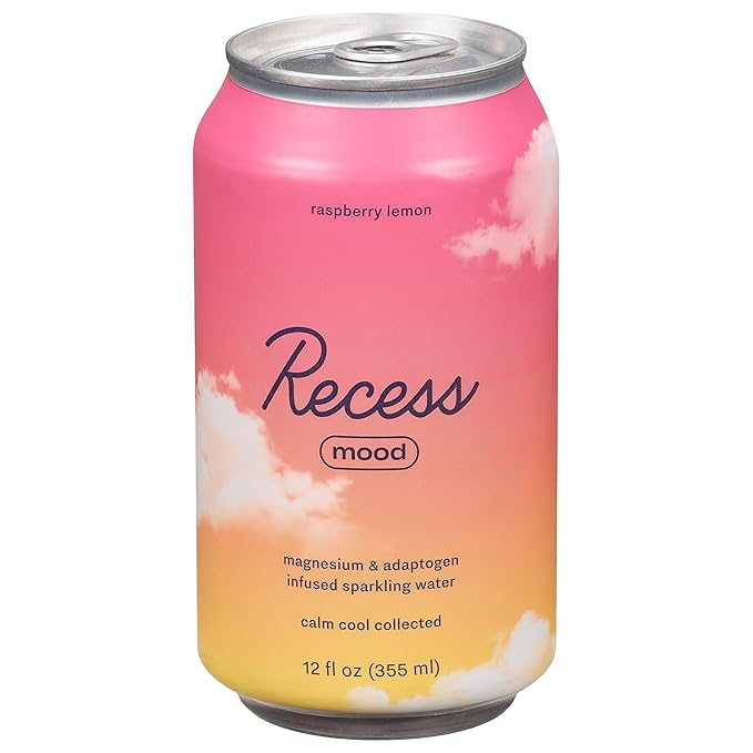 Recess, Raspberry Lemon Sparkling Water, 12 Fl Oz012000163135