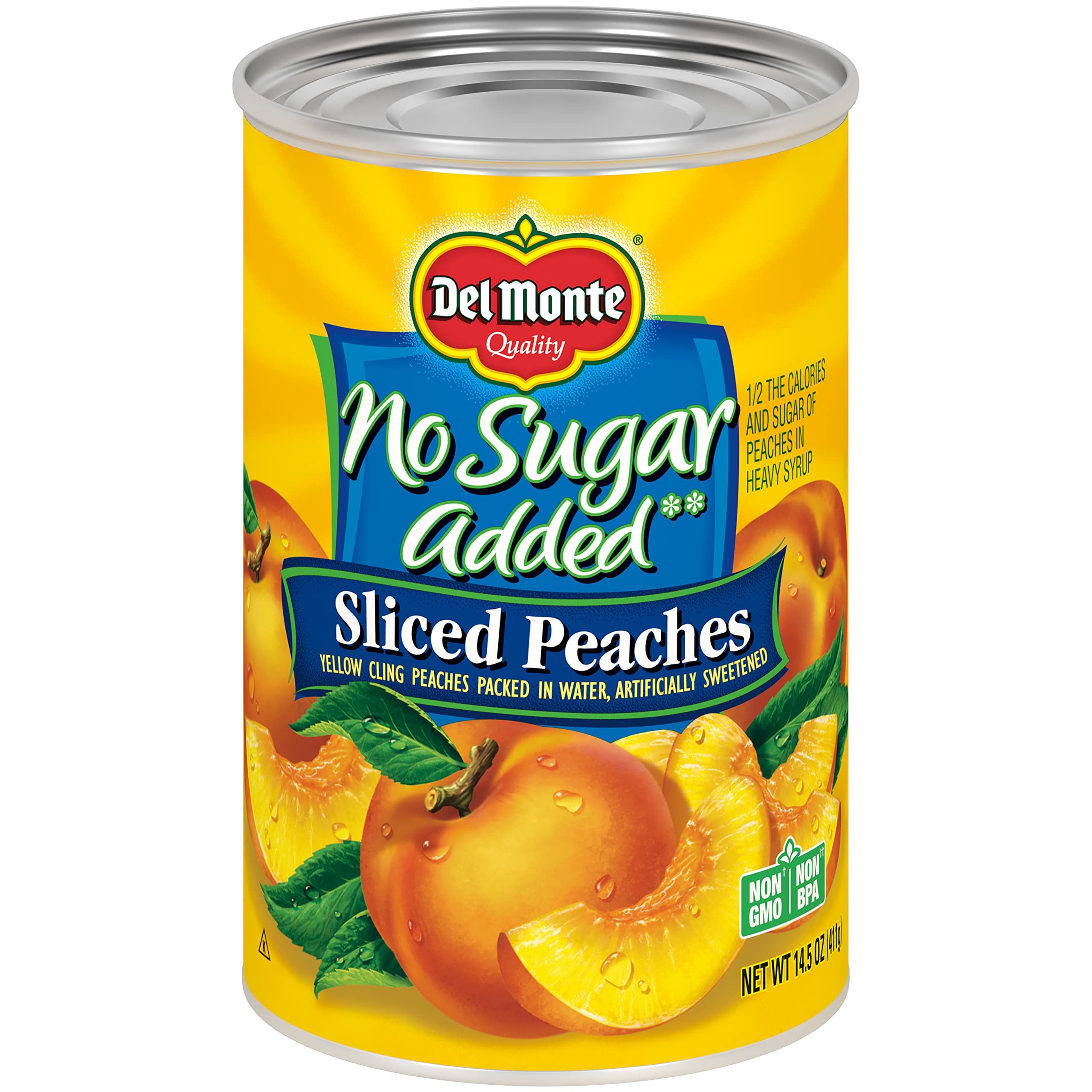 Del Monte Canned Sliced Peaches, 14.5 Ounce