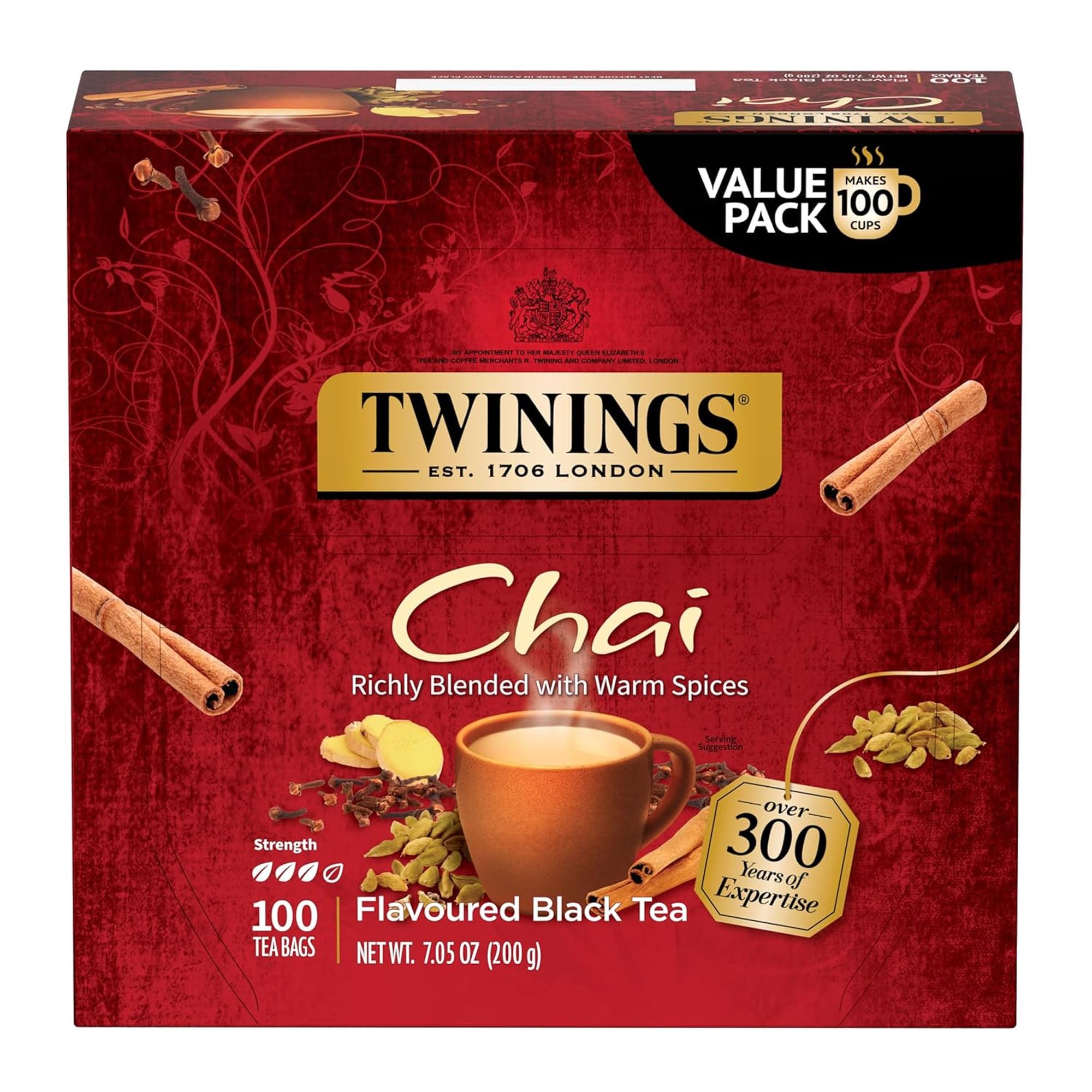 Twinings Chai Black Tea 100 Bags