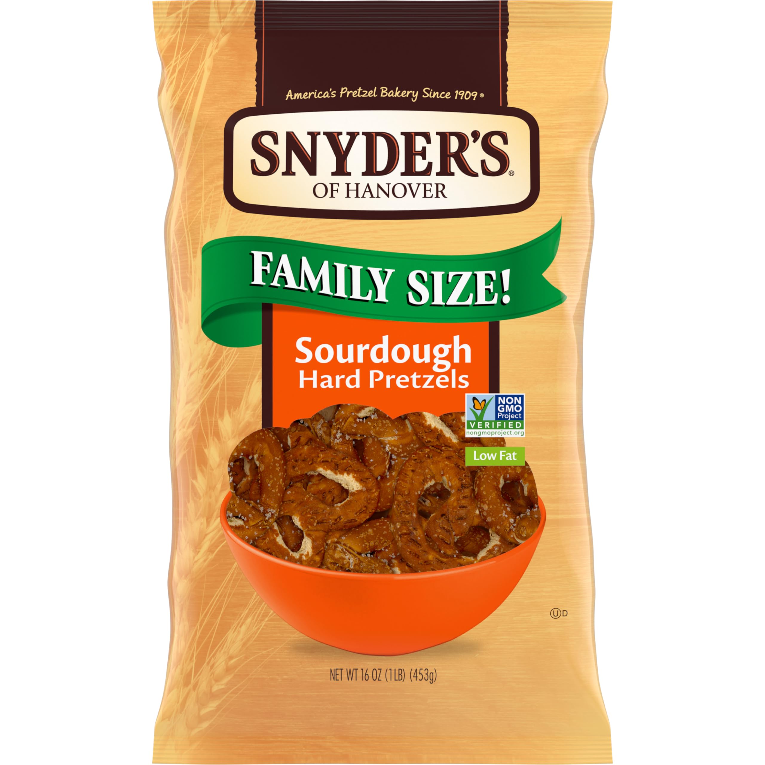 Snyder's Sourdough Hard Pretzels 16oz Bag