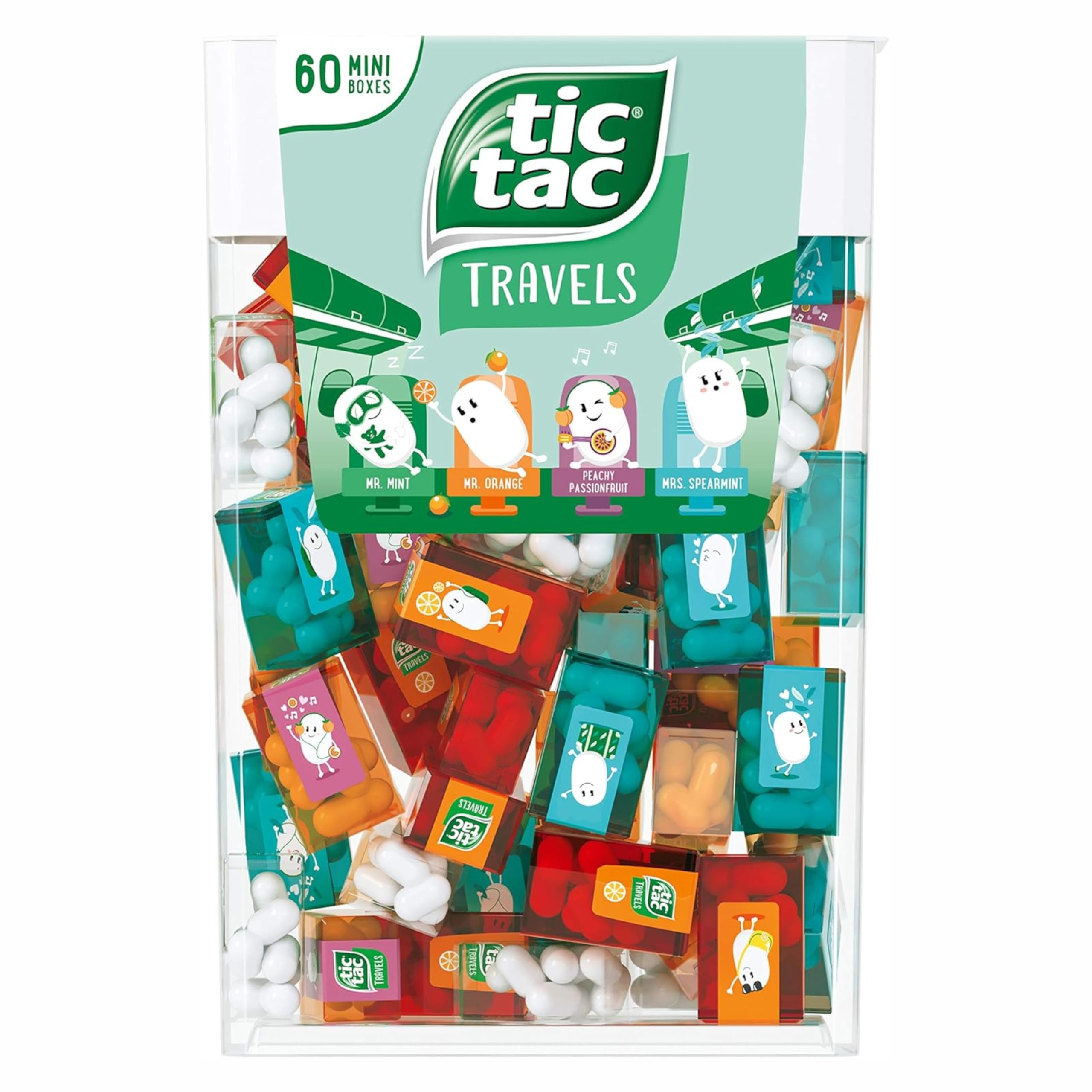 Tic Tac Mini Boxes Assorted Flavors 60 Count