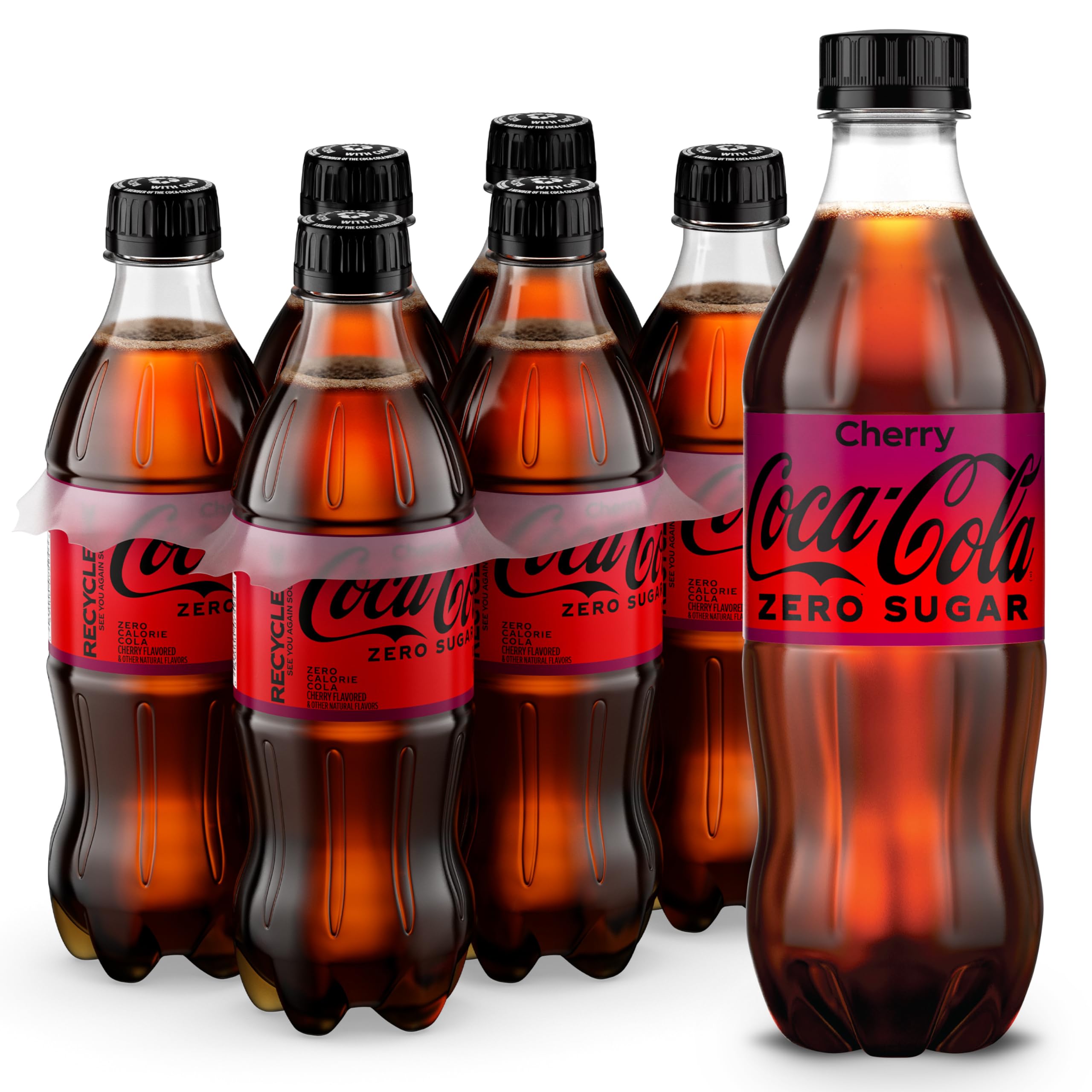 Coca-Cola Zero Sugar Cherry 16.9oz 6-Pack