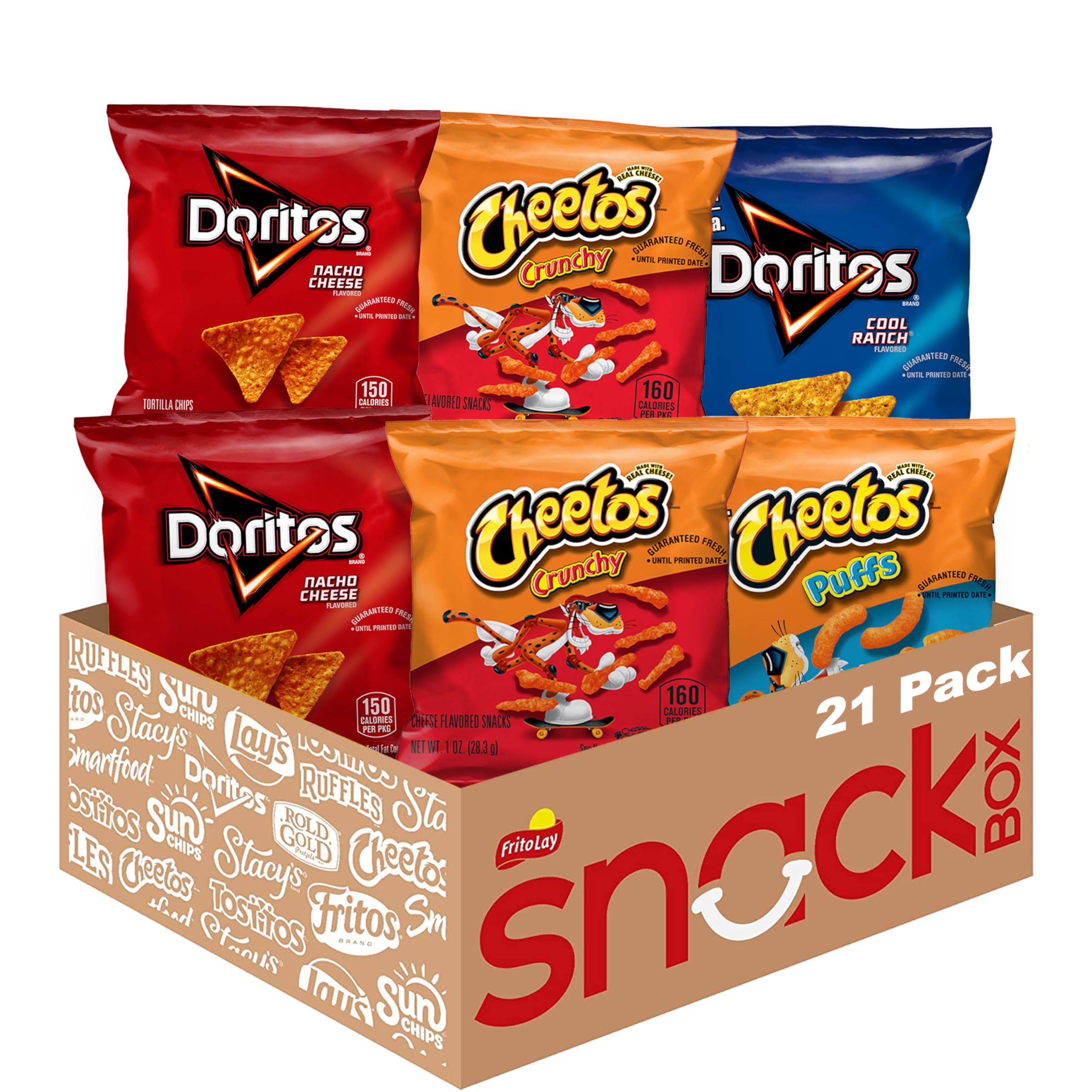 Frito-Lay Doritos & Cheetos Mix Variety 21 Bags