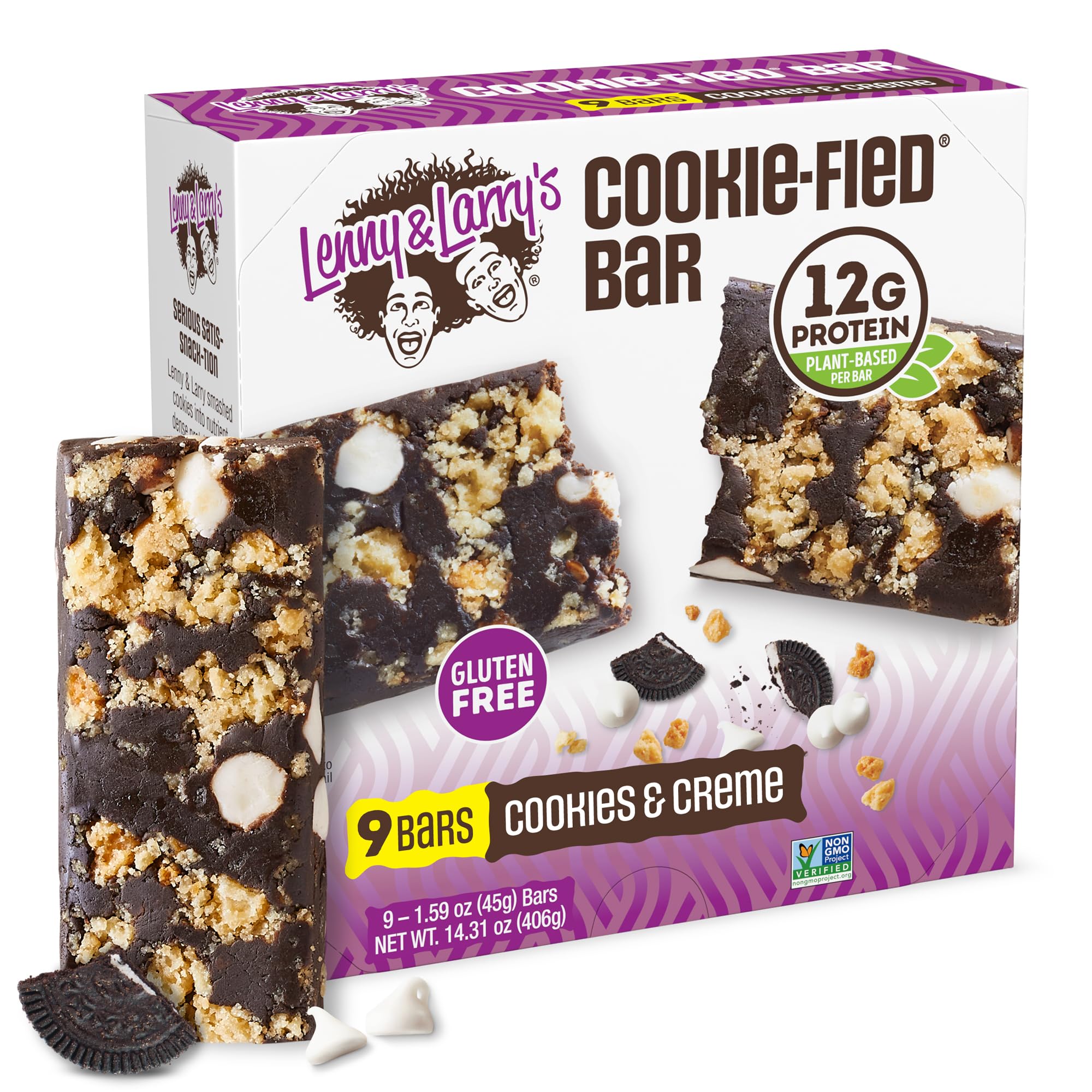 Lenny & Larry's Cookies Creme Protein Bars 45g 9 Pack