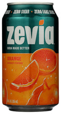 Zevia Zero Sugar Orange Flavoured Soda 355ML -