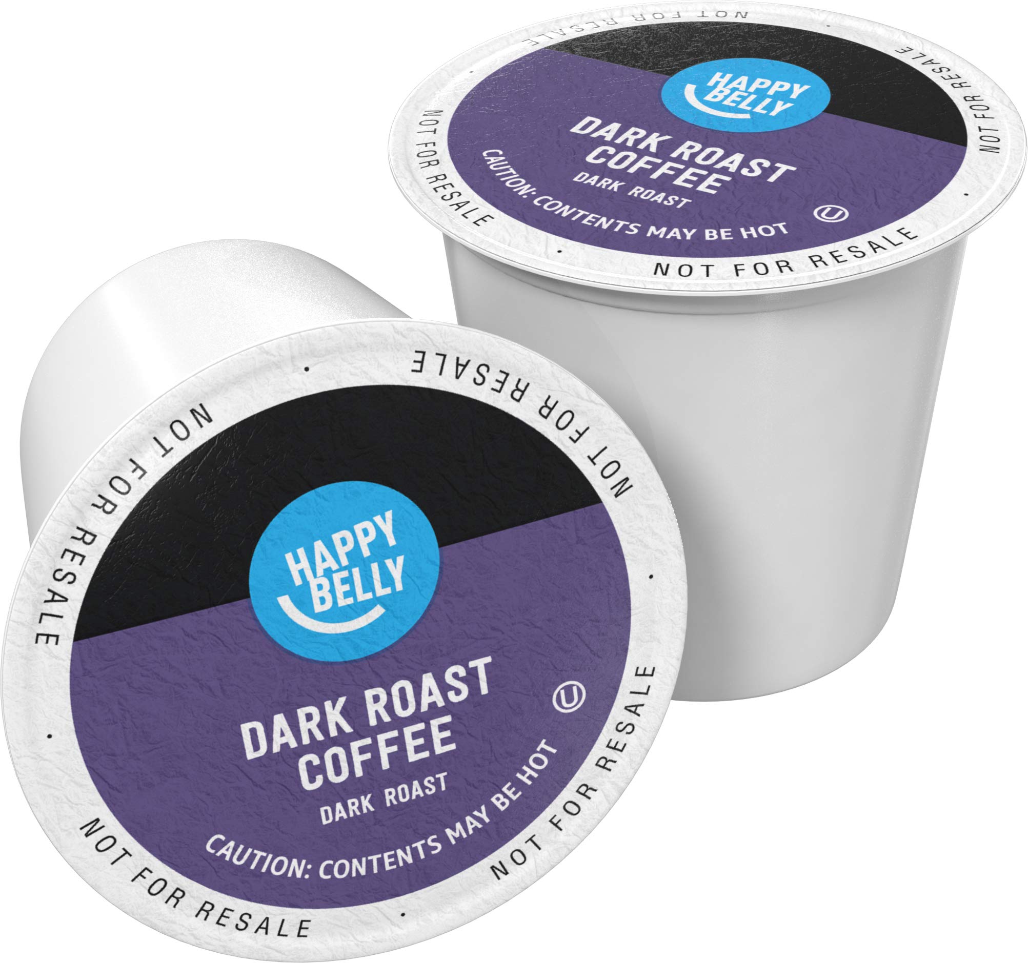 happy belly dark roast coffee 100 singles cups
