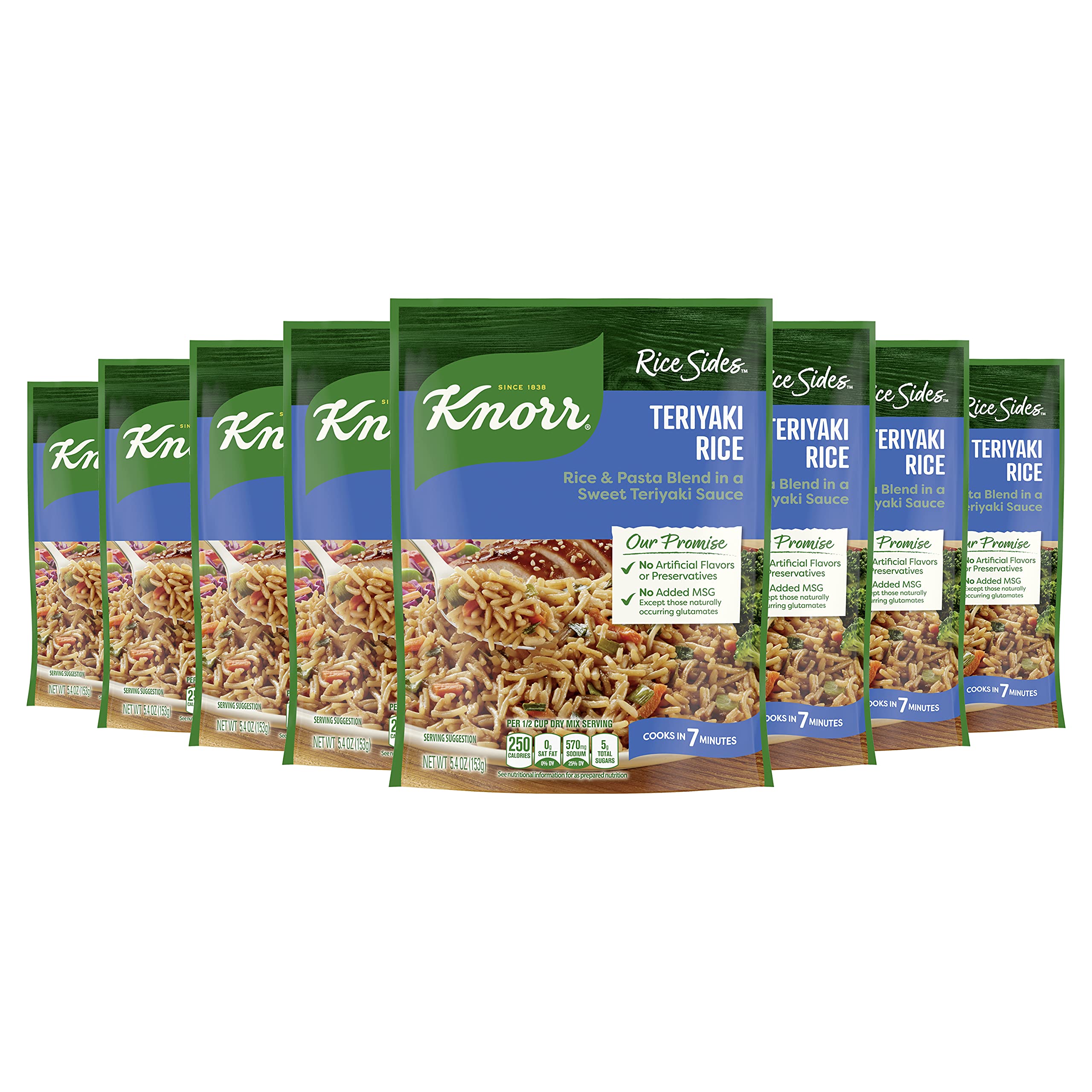 Knorr Asian Teriyaki Rice Side Dish 5.4oz 8 Pack