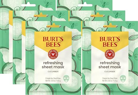 Burt's Bees Refreshing 1 Use Single Cucumber Sheet Mask 0.33oz
