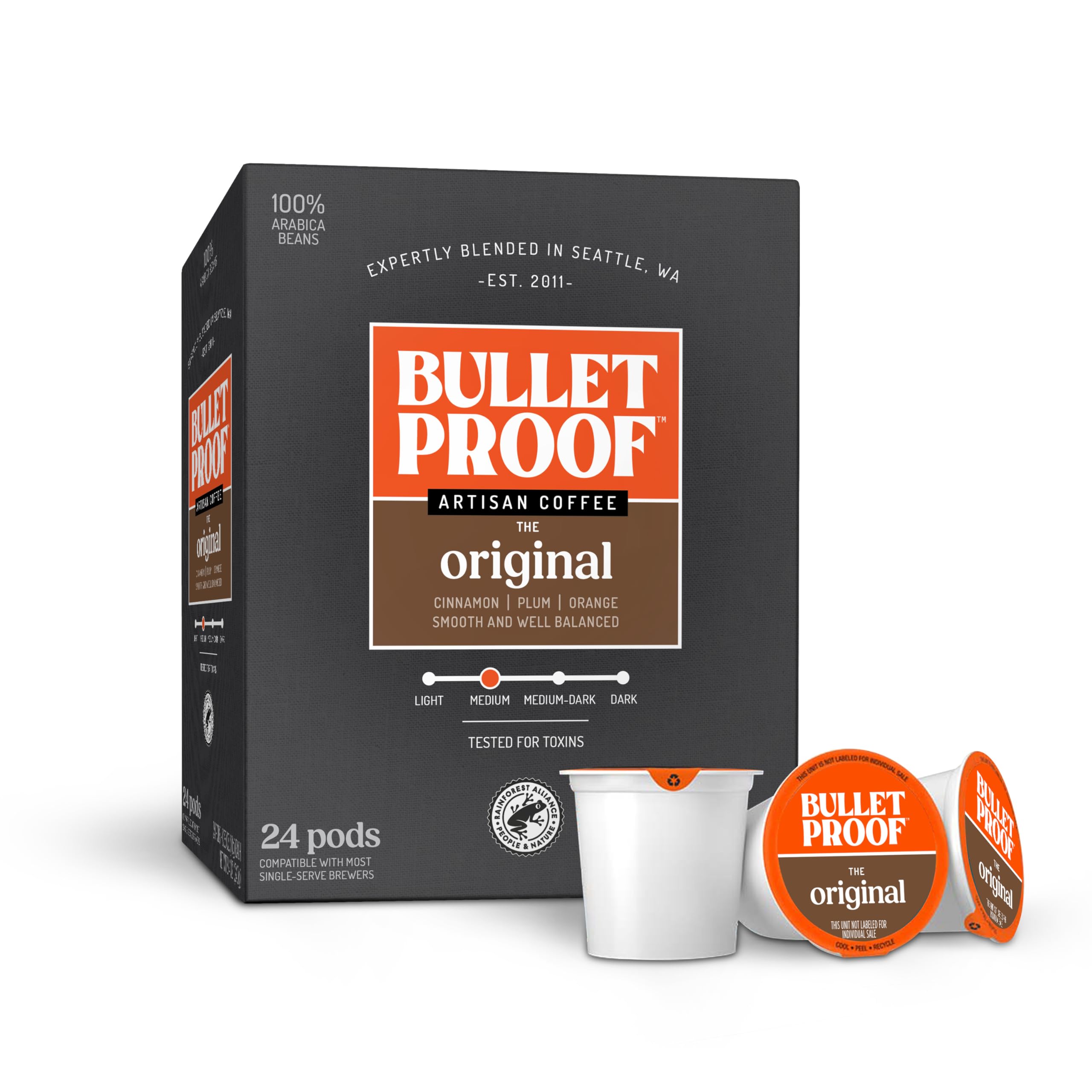 Bulletproof Original Medium Roast Pods 24 Count