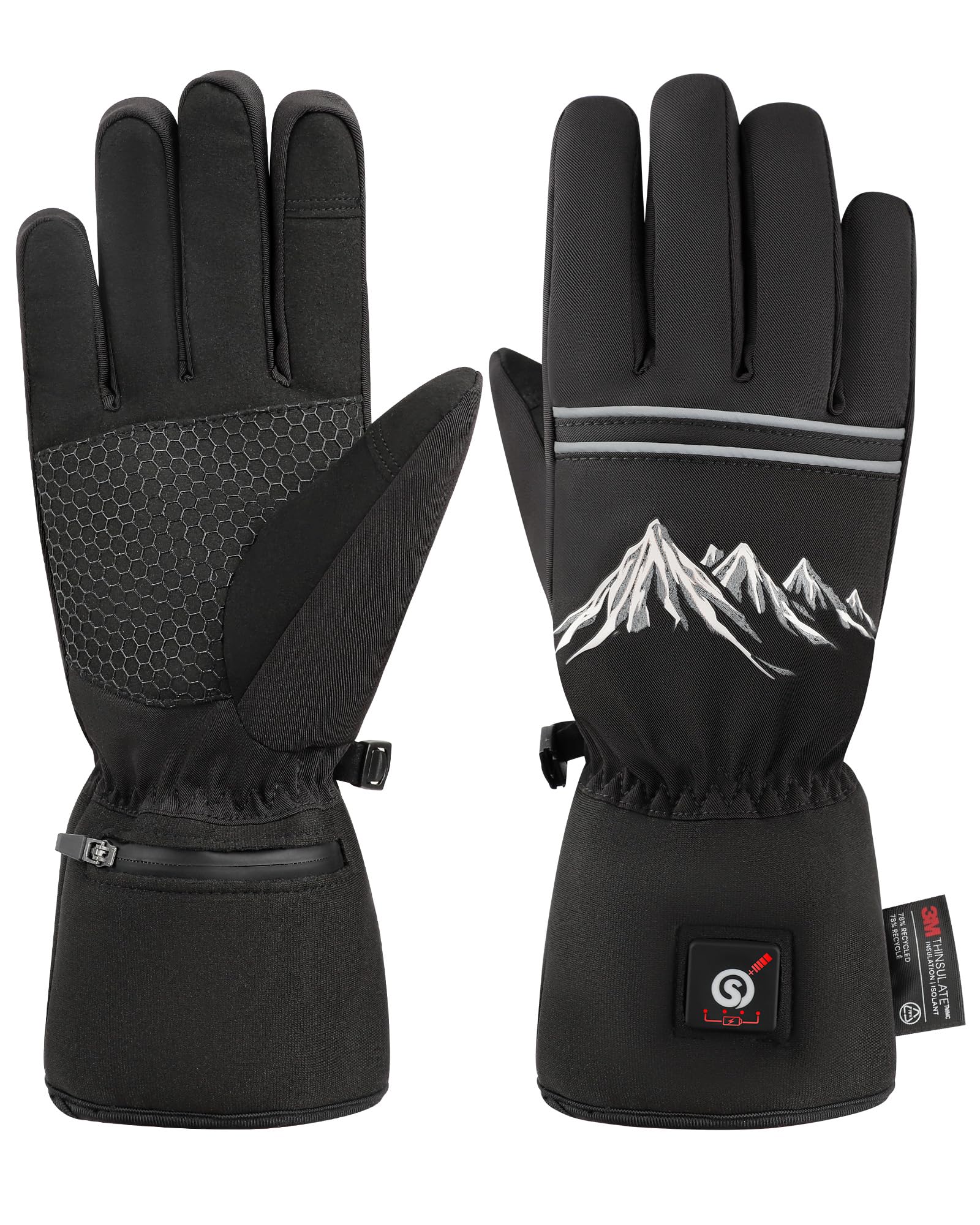 SAVIOR HEAT Rechargeable Heated Gloves 3M Thinsulate