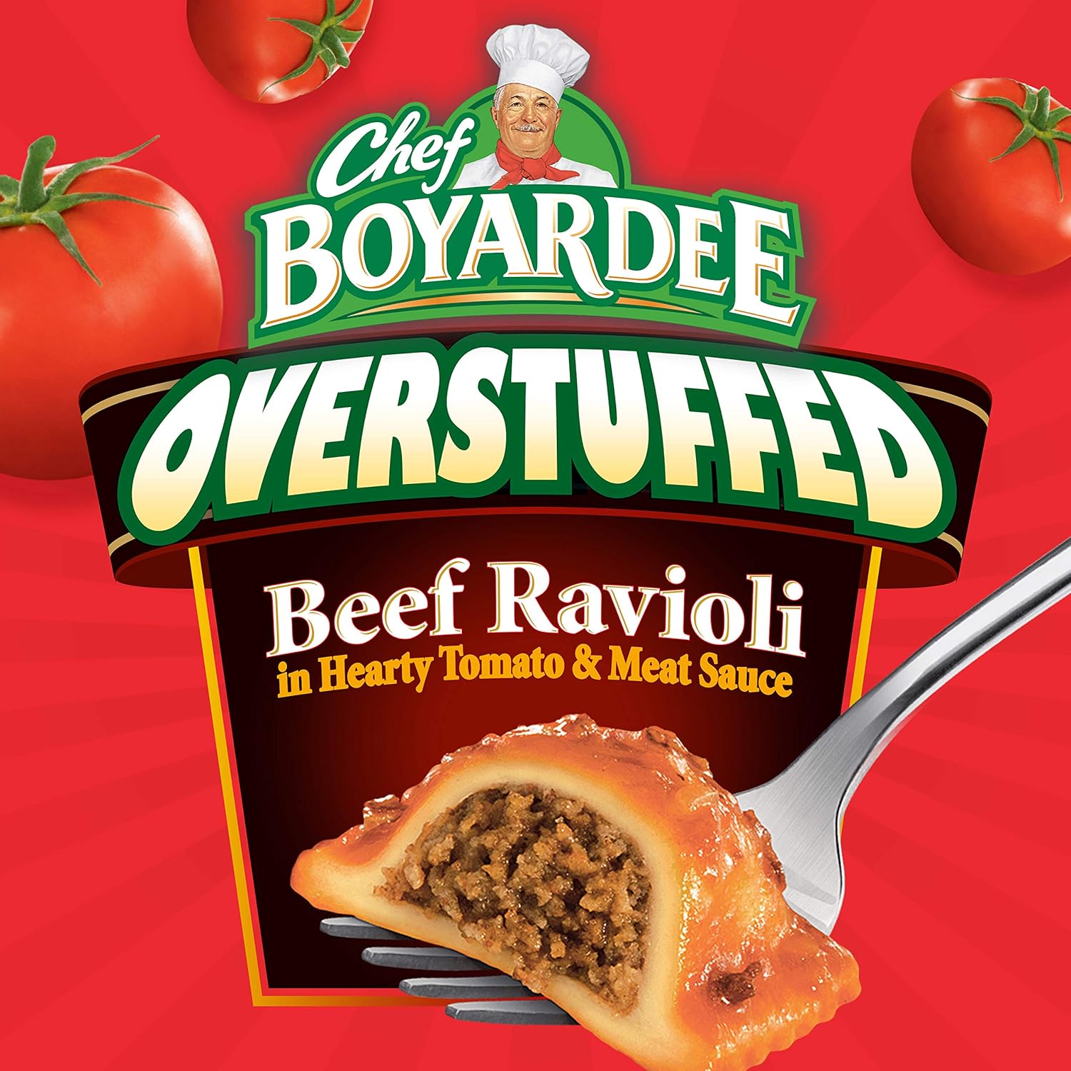 Chef Boyardee Overstuffed Beef Ravioli, 15 oz, 15oz