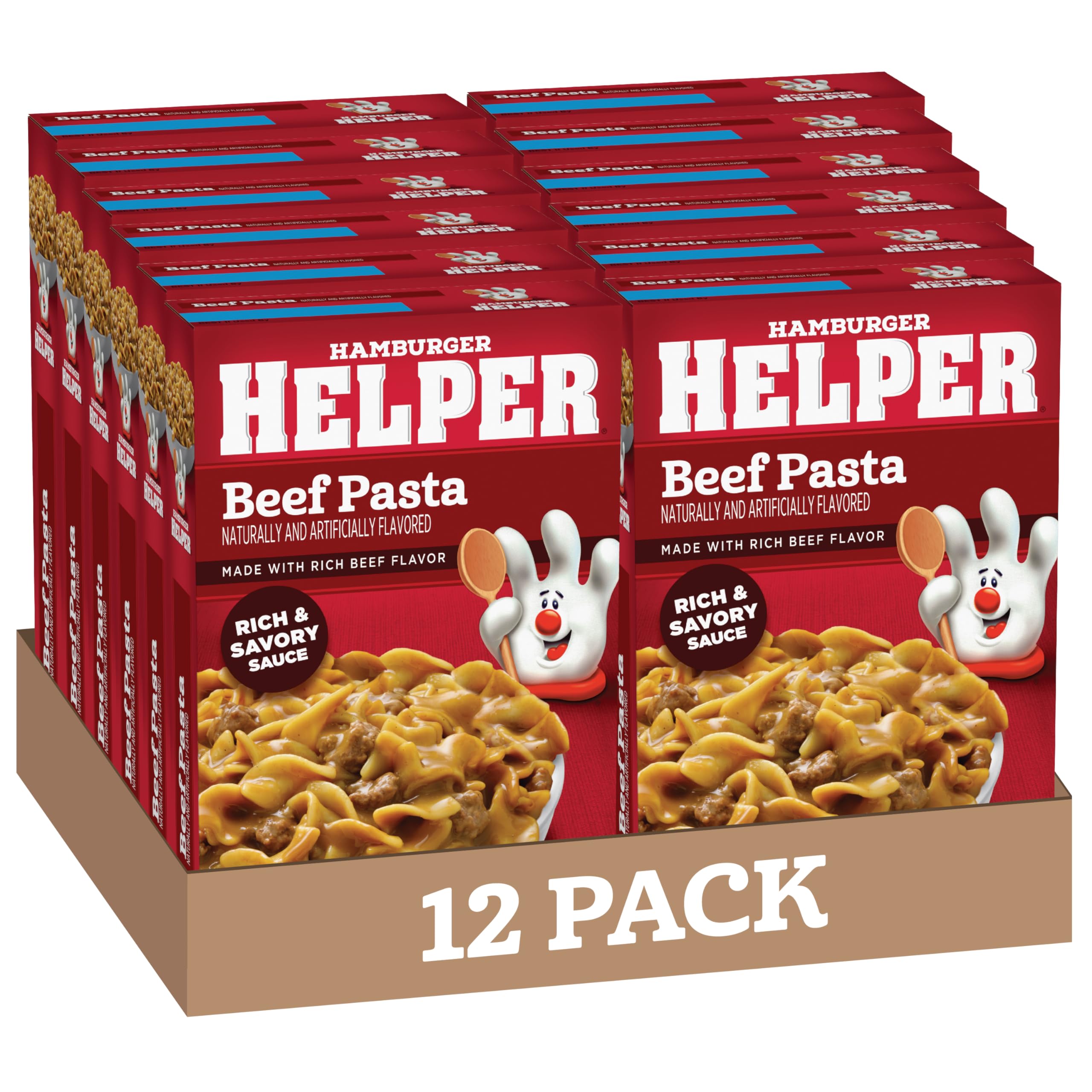 Hamburger Helper Beef Pasta Boxes 5.9oz 12 Pack