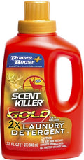 Scent Killer Gold Scent Free Laundry Detergent with Power Boost Plus Odor Eliminator 32oz