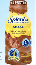 SPLENDA Diabetes Care Shakes - Meal Replacement Shake, 8 Fluid Ounces Per Bottle