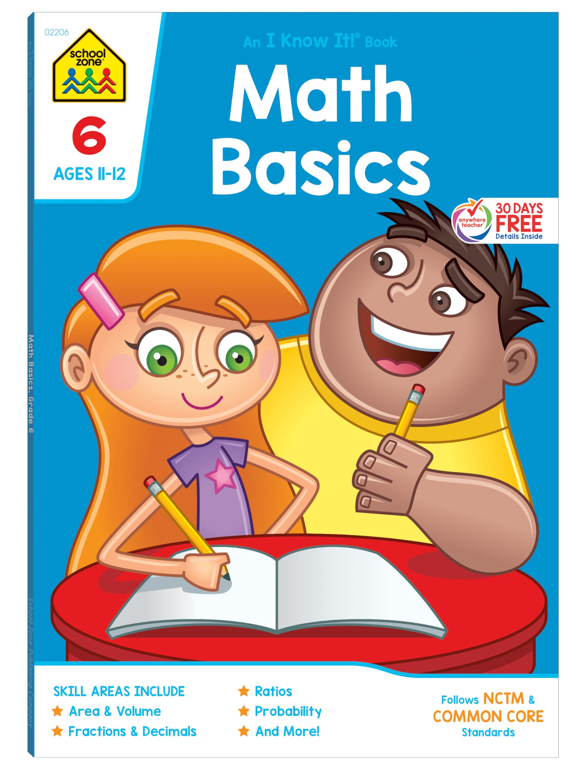 School Zone Math Basics Grade 6 Workbook