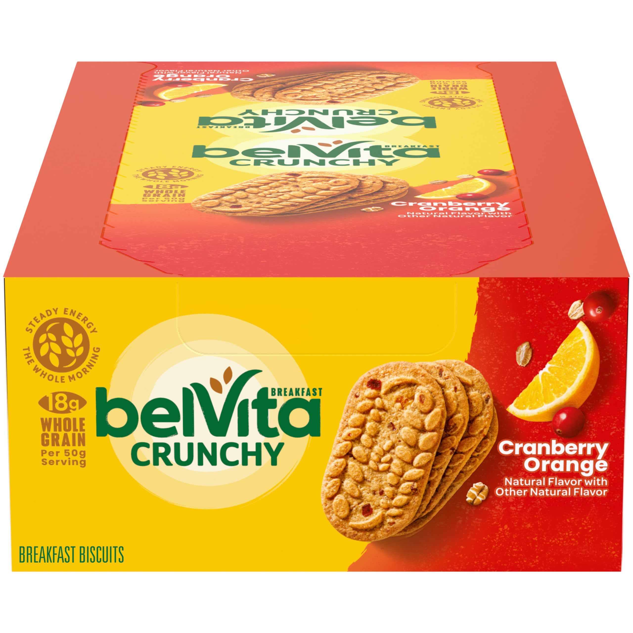 belVita Cranberry Orange Breakfast Biscuits 8-Pack