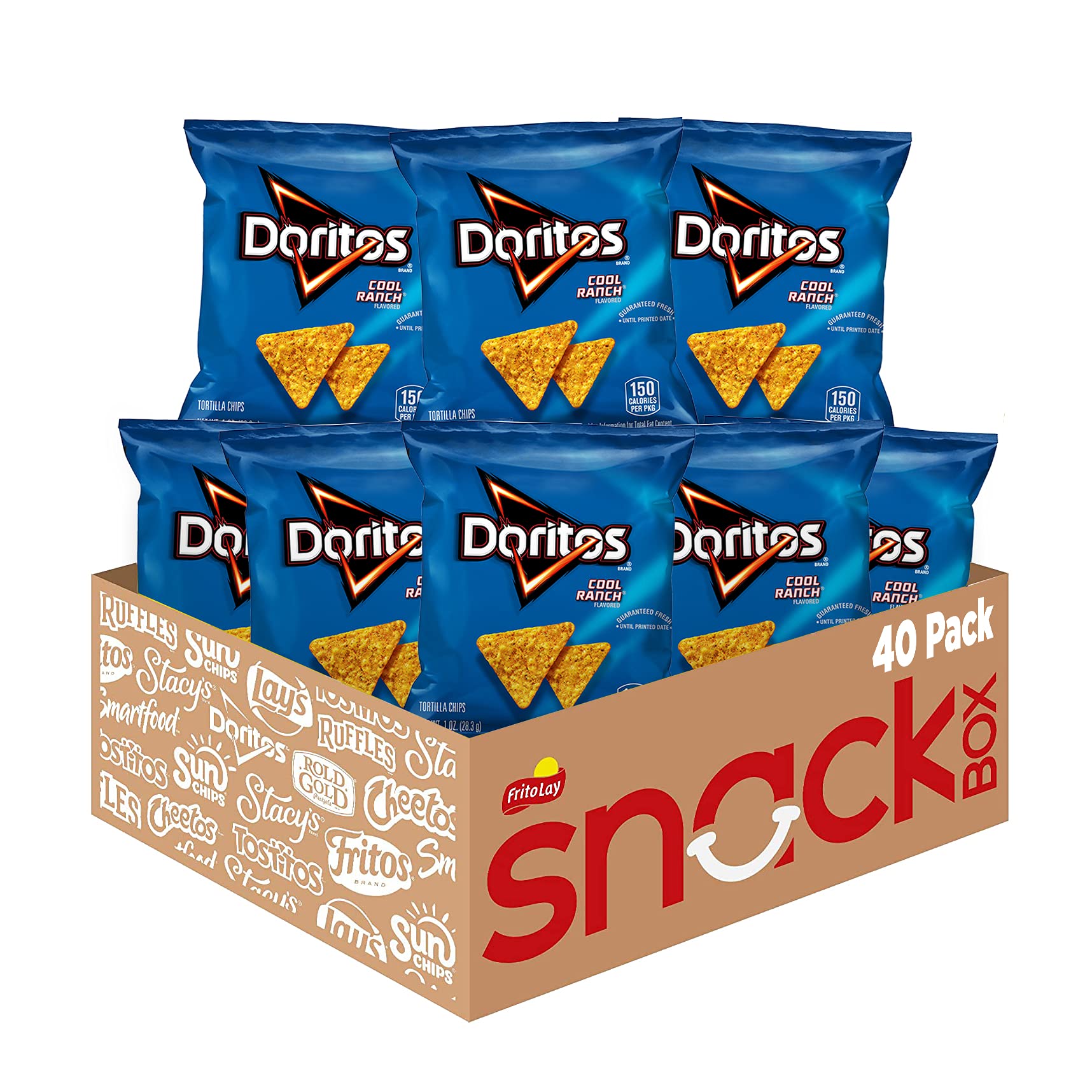 Doritos Cool Ranch Chips 1oz 40 Bags