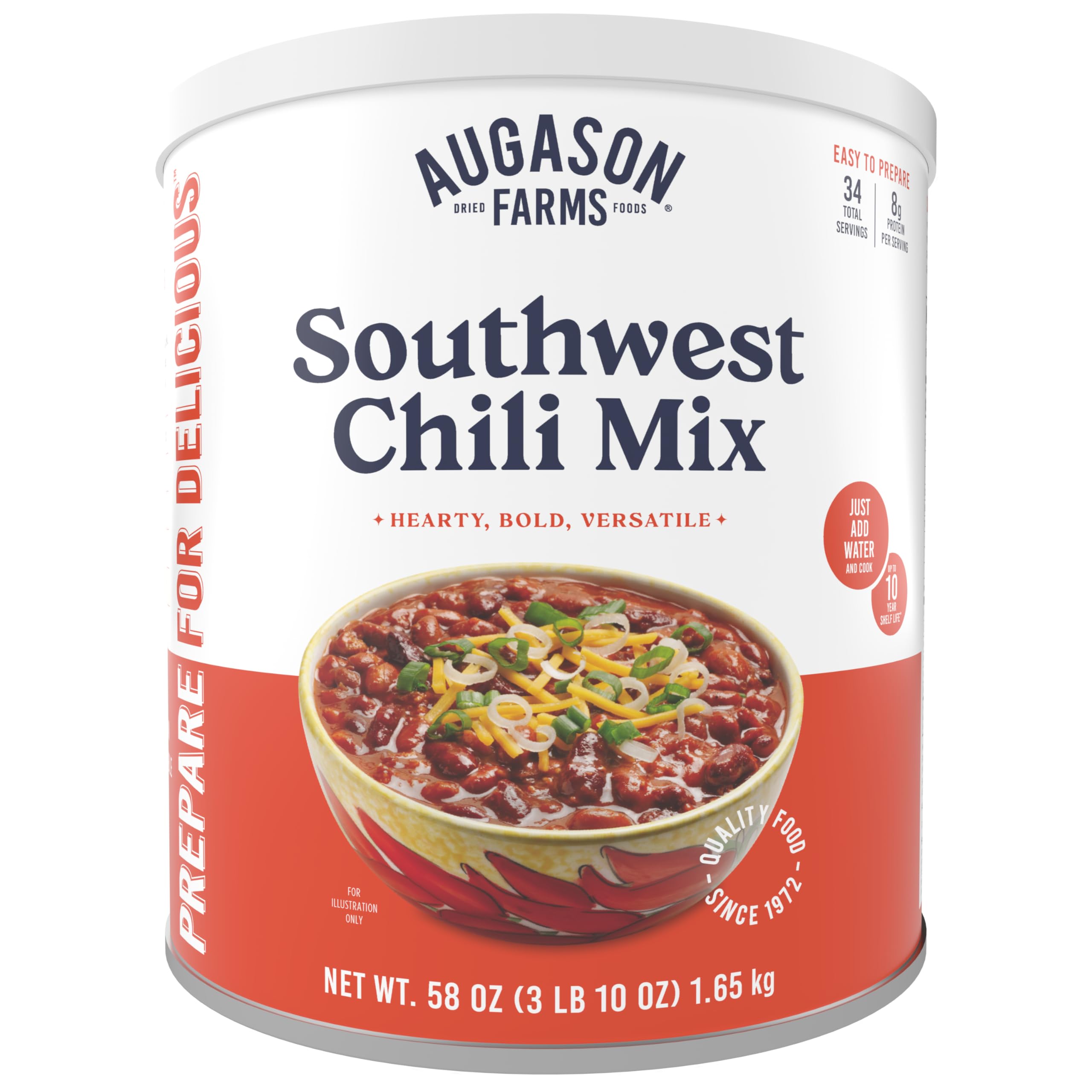 Southwest Chili Mix Emergency Food 34 Servings