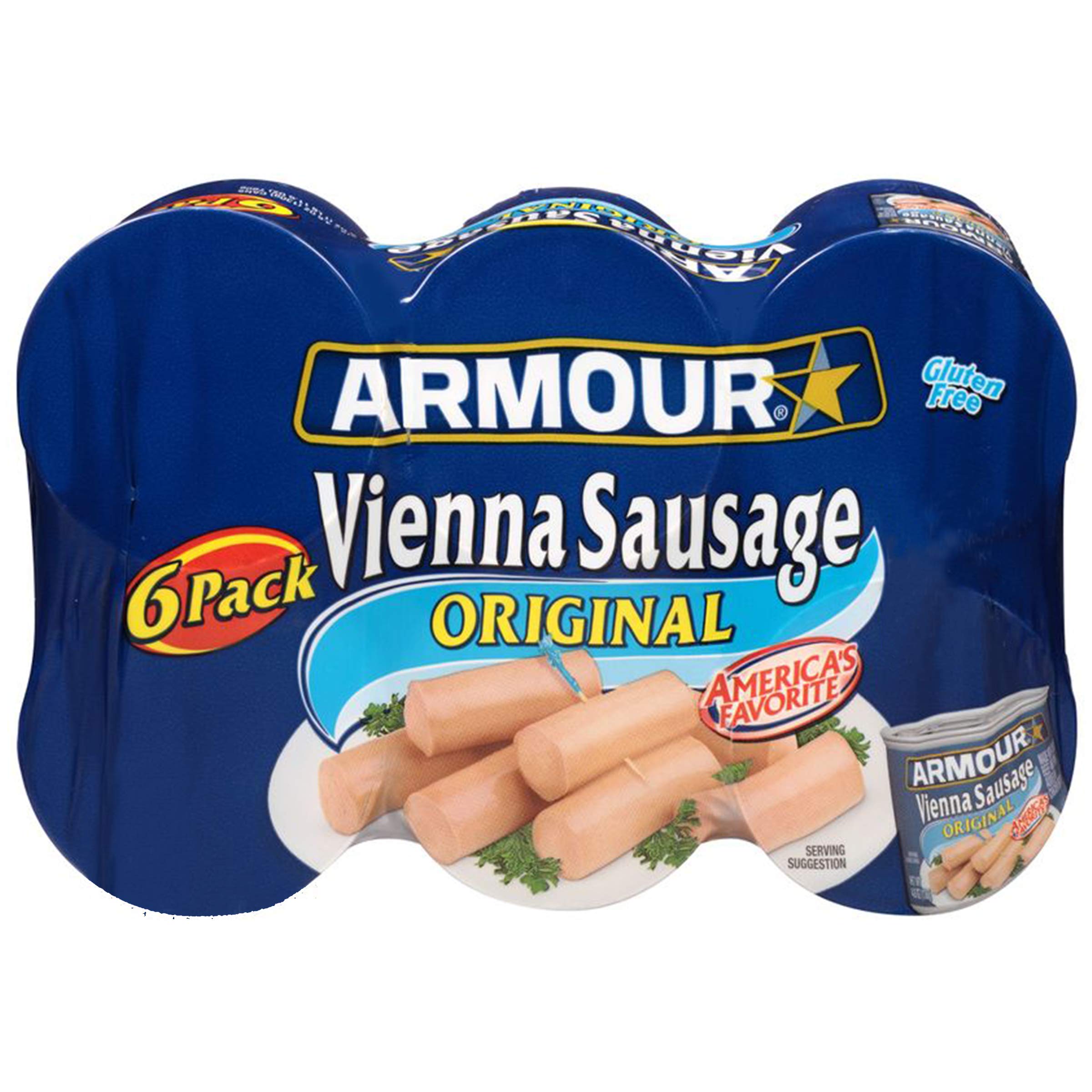 Armour Vienna Sausage Original 4.6oz 6 Pack