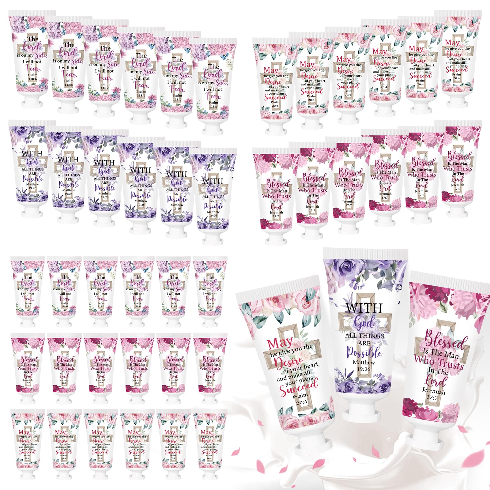 50-Pc Christian Bible Verse Hand Cream Gifts